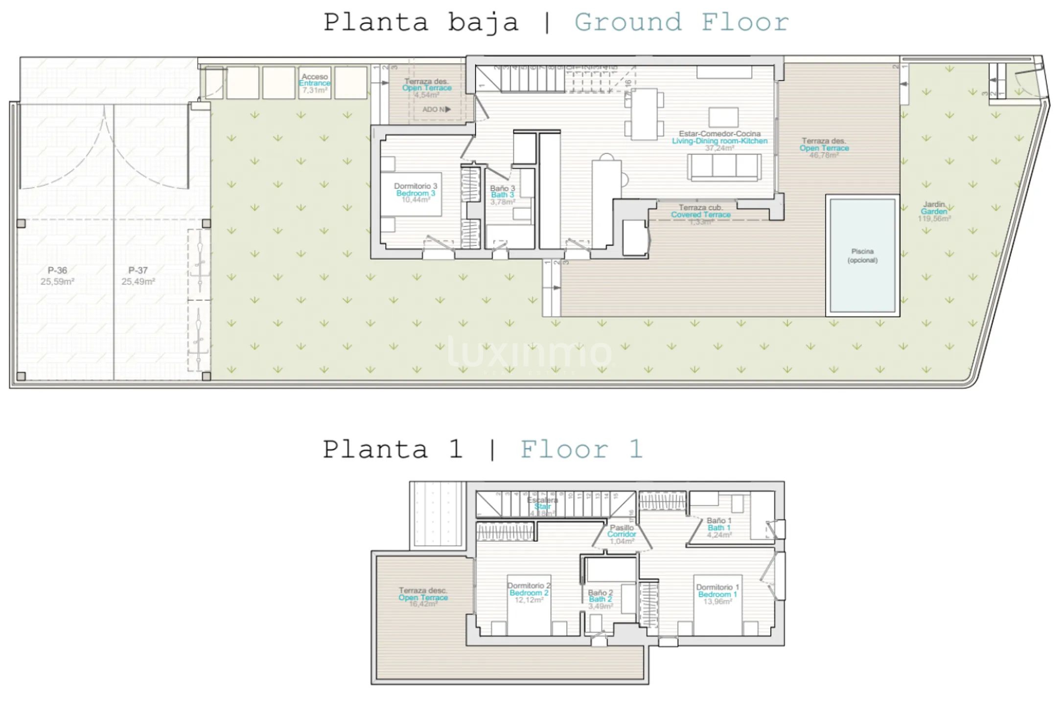 Modern Townhouse in El Verger — Floor Plan 1