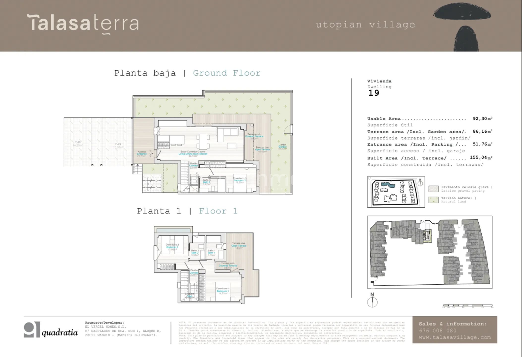 Modern Townhouse in Les Marines-Deveses — Floor Plan 1