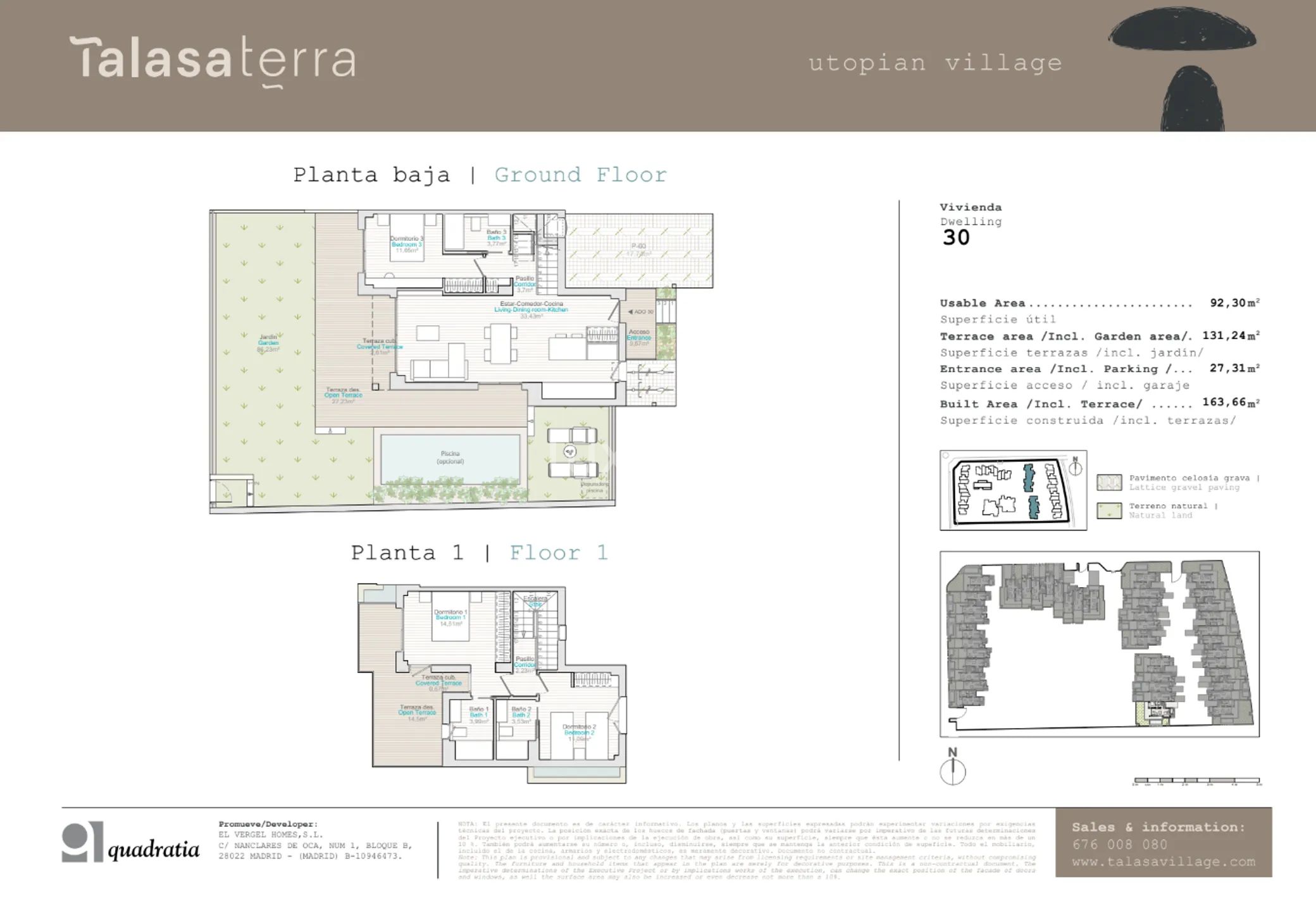 Modern Townhouse in Les Marines-Deveses — Floor Plan 1