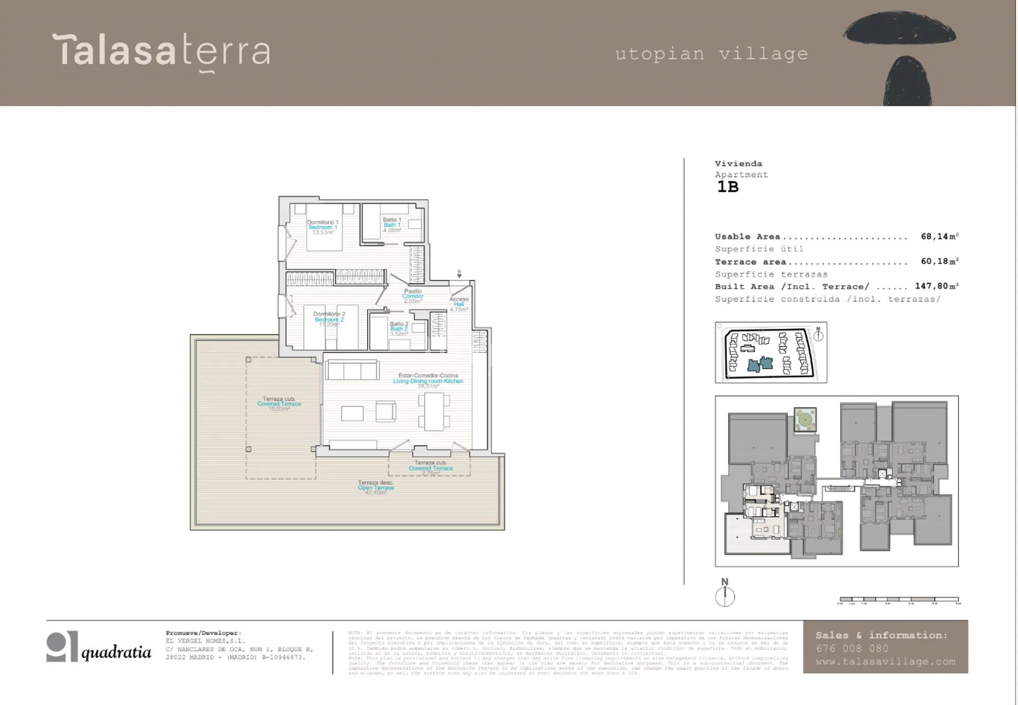 Modern Apartment in Les Marines-Deveses — Floor Plan 1