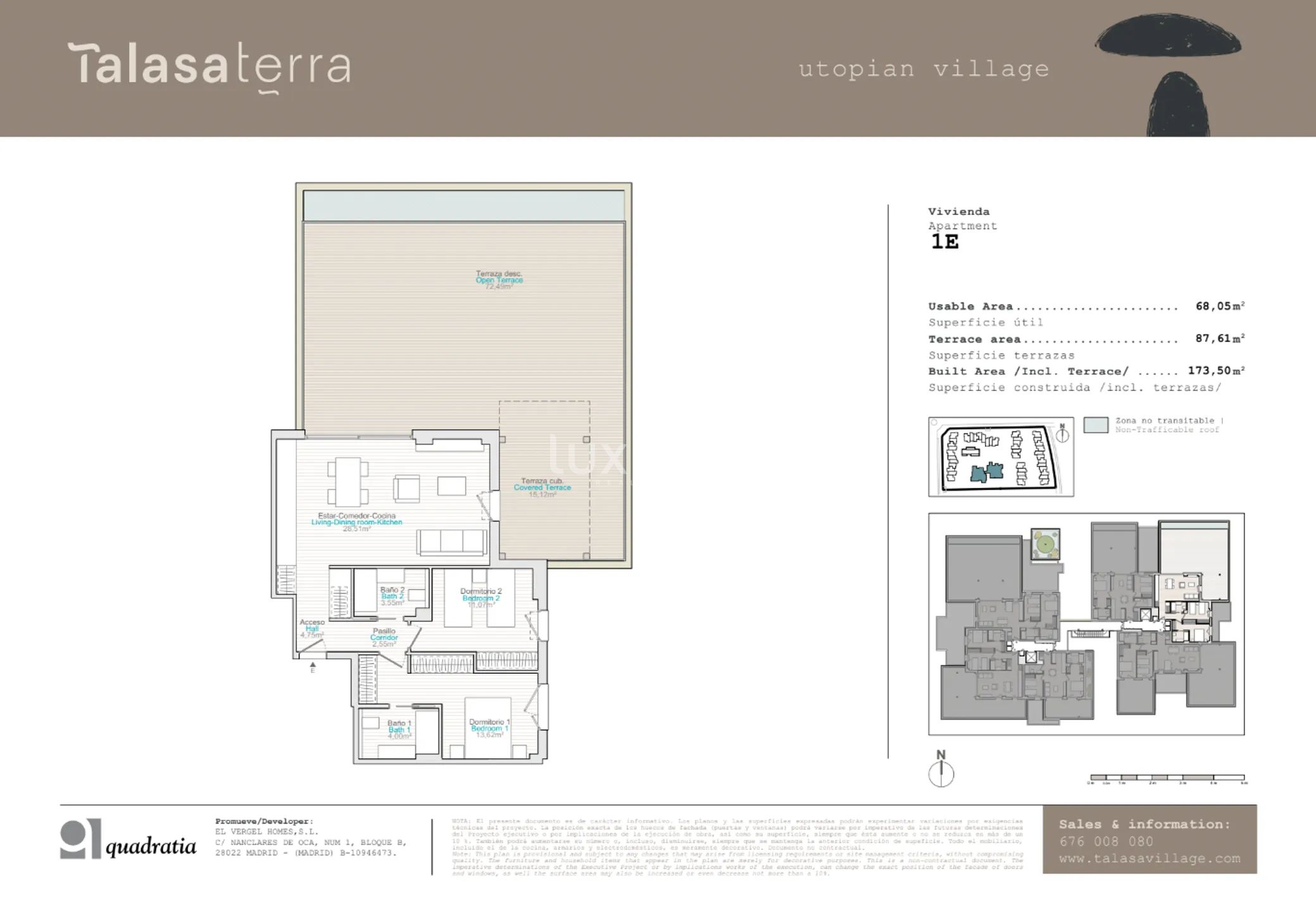 Modern Apartment in Les Marines-Deveses — Floor Plan 1