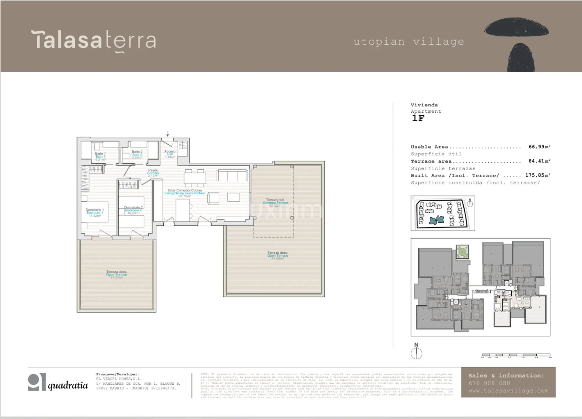 Modern Apartment in Les Marines-Deveses — Floor Plan 1
