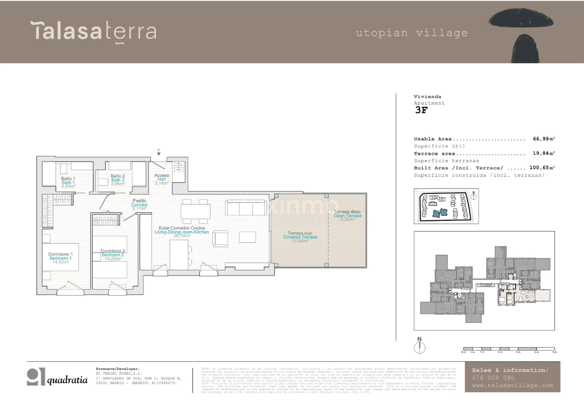 Modern Apartment in Les Marines-Deveses — Floor Plan 1
