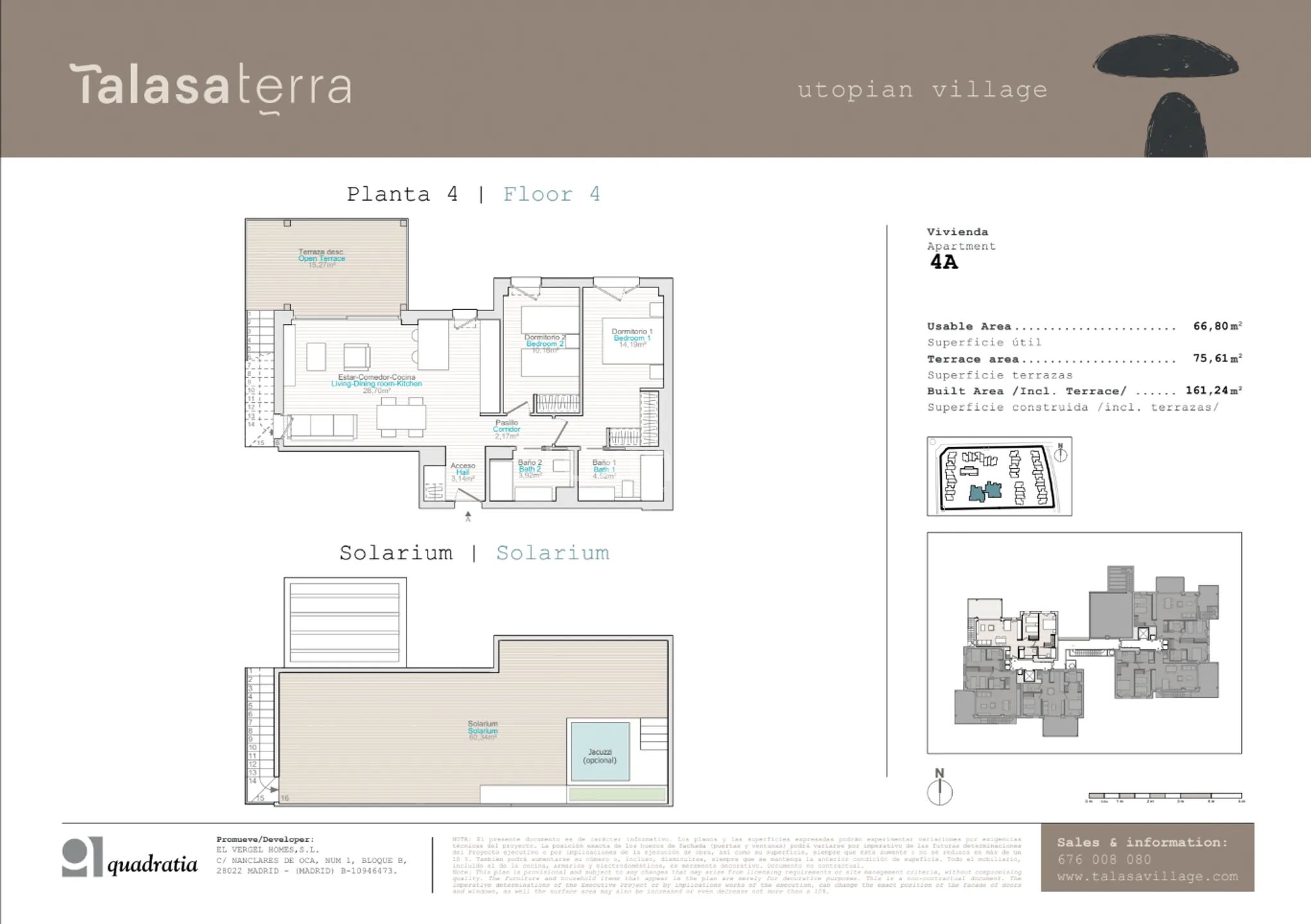 Modern Penthouse in Les Marines-Deveses — Floor Plan 1