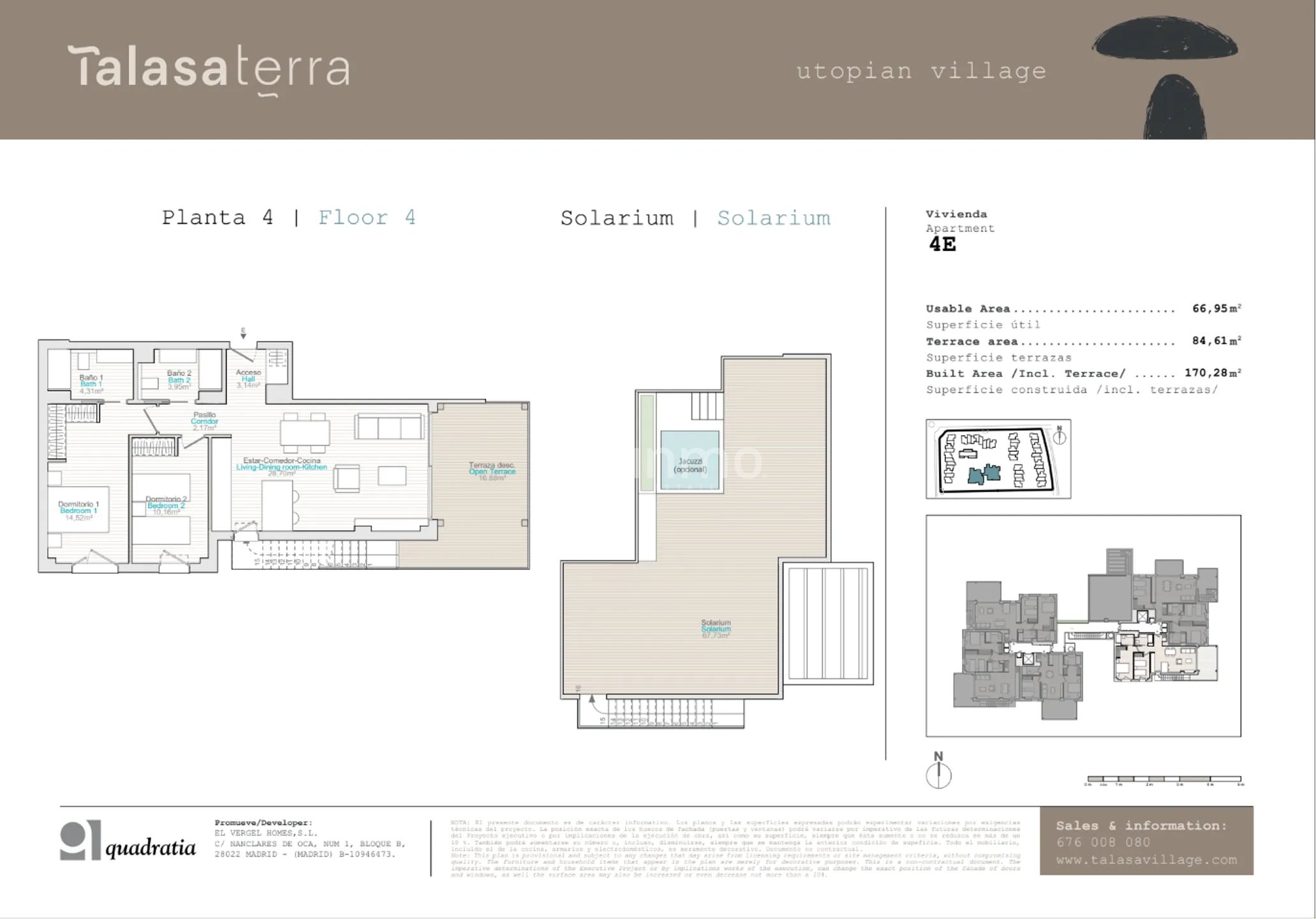Modern Penthouse in Les Marines-Deveses — Floor Plan 1