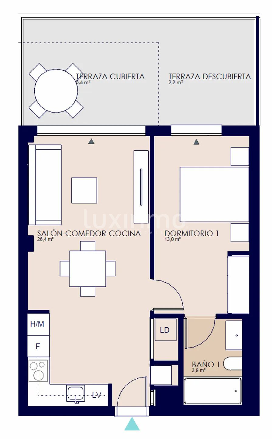Modern Apartment in El Verger — Floor Plan 1