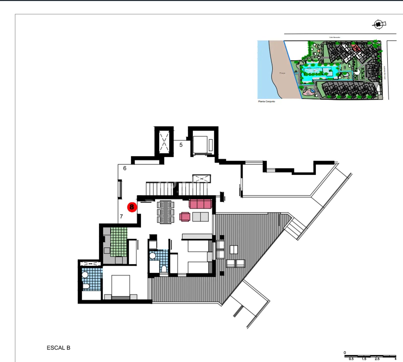 Modern Bungalow in Les Marines-Deveses — Floor Plan 1