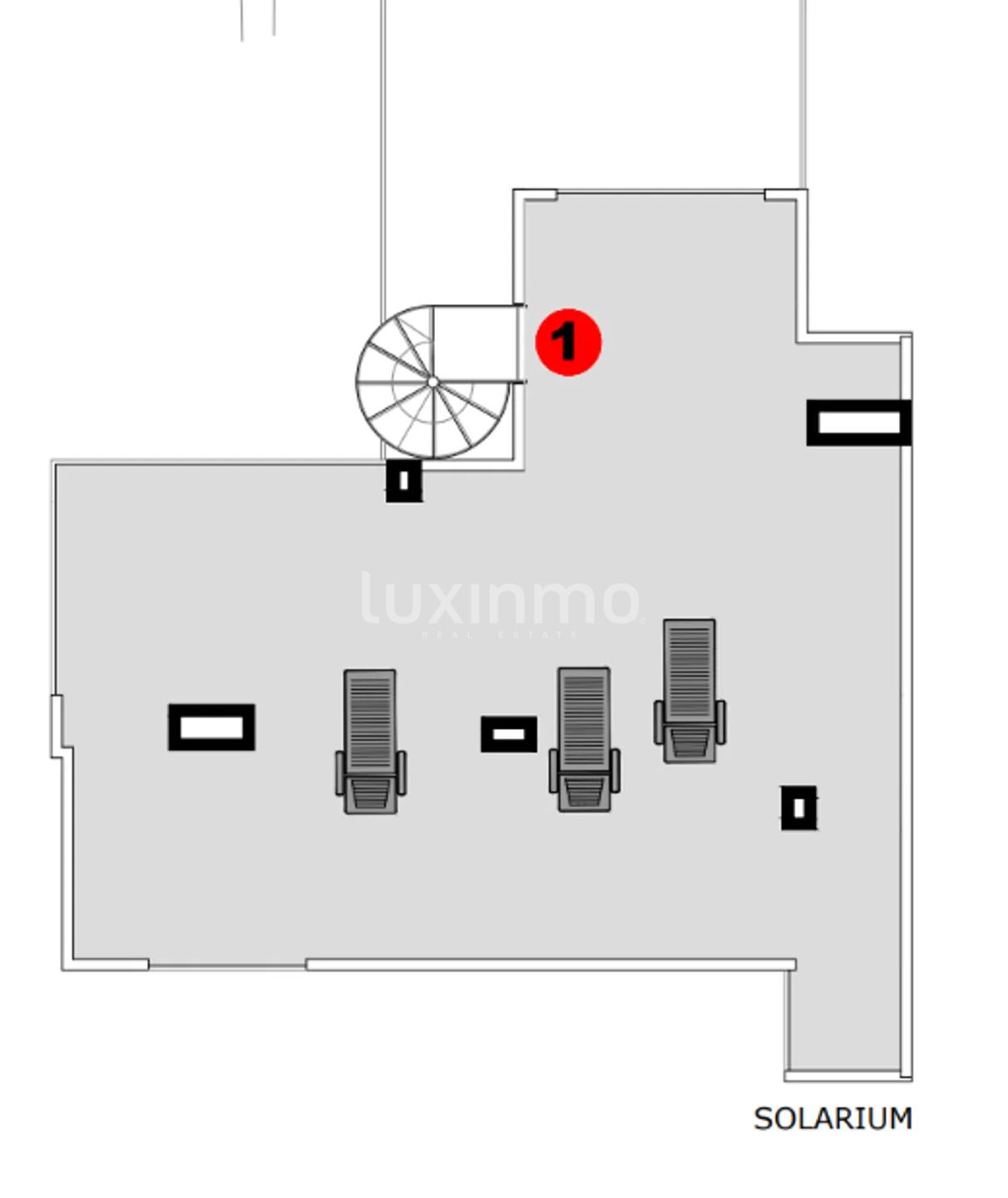Modern Penthouse in Les Marines-Deveses — Floor Plan 2
