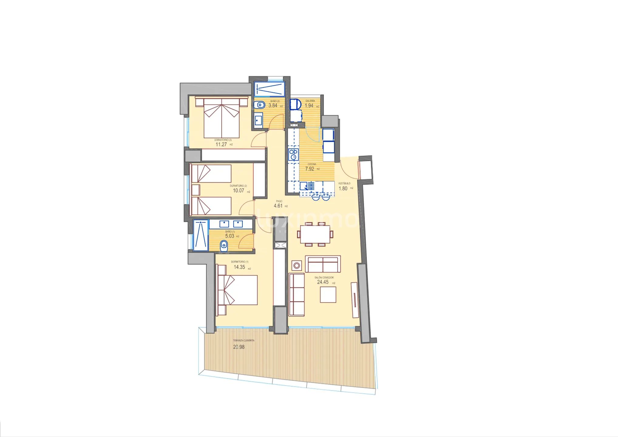 Appartement avec vue sur la mer à vendre à Benidorm — photo 27