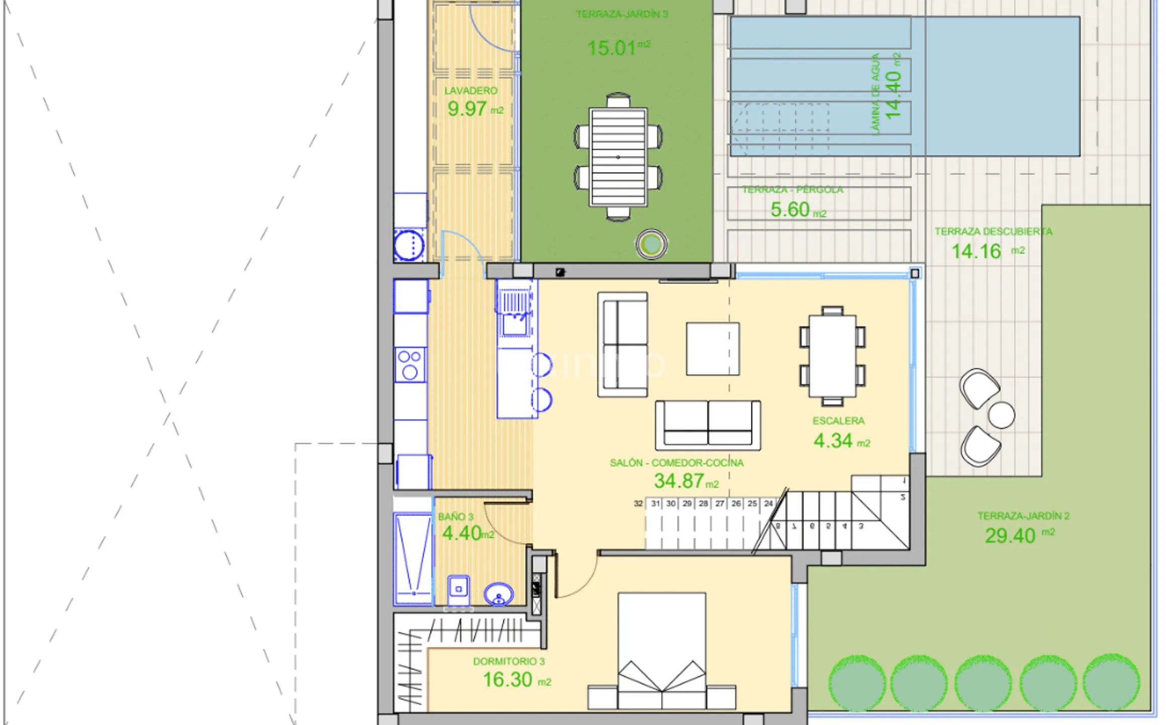 Modern Villa in Polop — Floor Plan 1