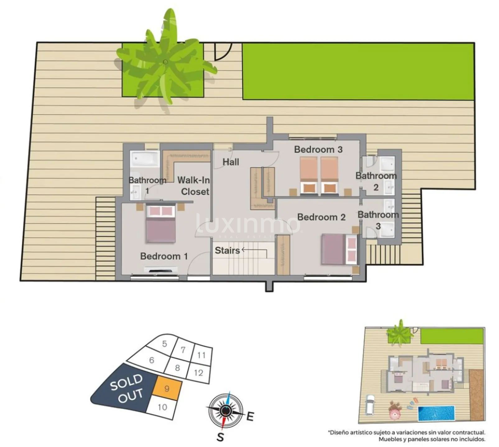 Modern Villa in Finestrat pueblo — Floor Plan 2