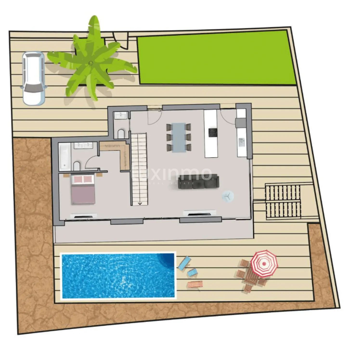 Modern Villa in Finestrat village — Floor Plan 2