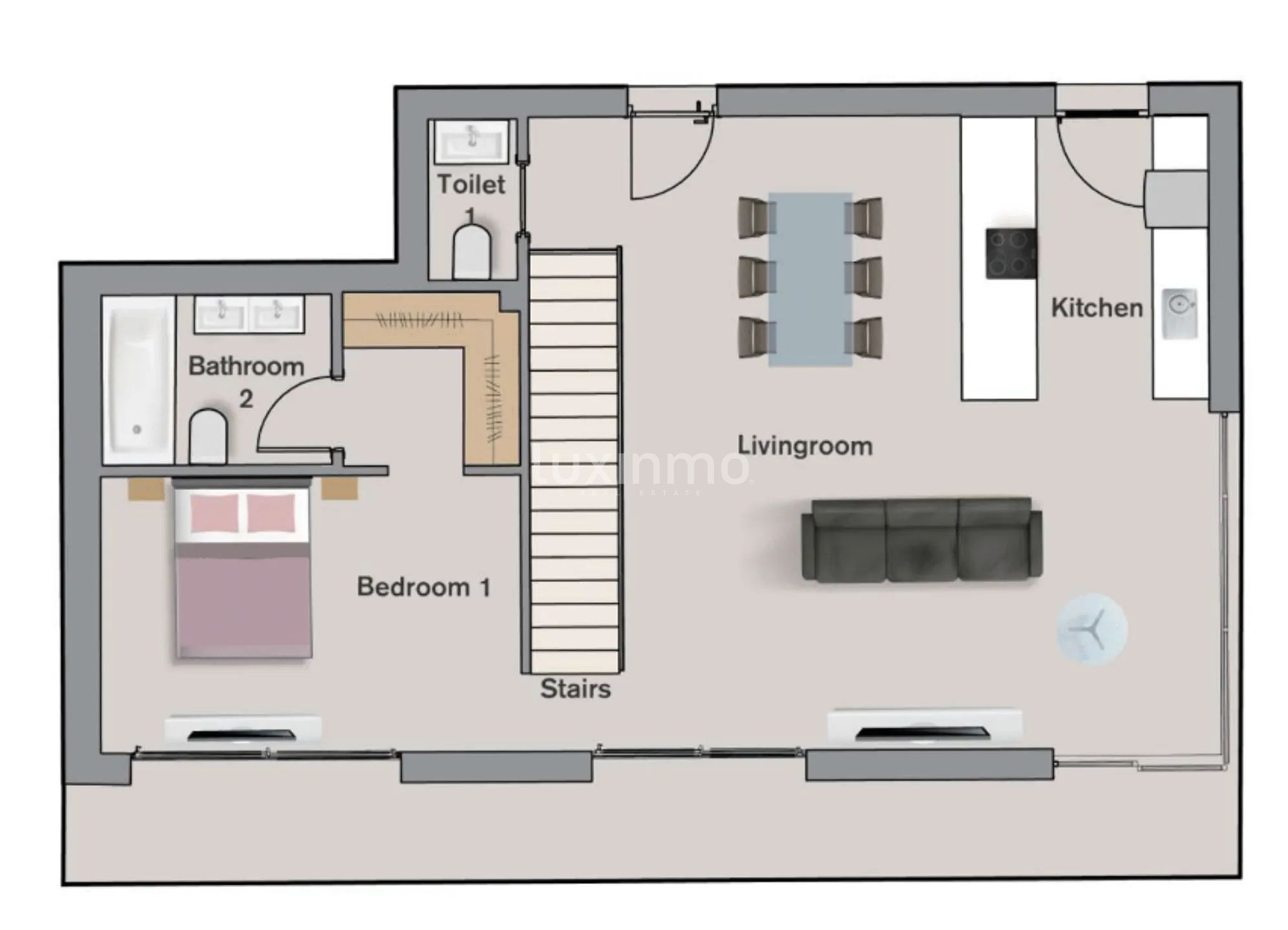 Modern Villa in Finestrat village — Floor Plan 1