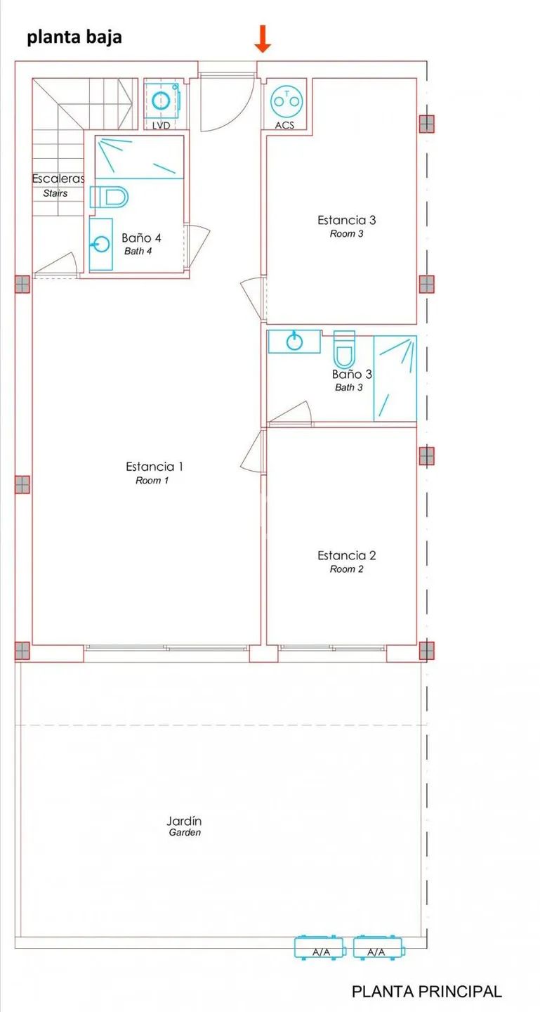 Duplex with Skyline Views in Camporrosso Serpentine — Floor Plan 2