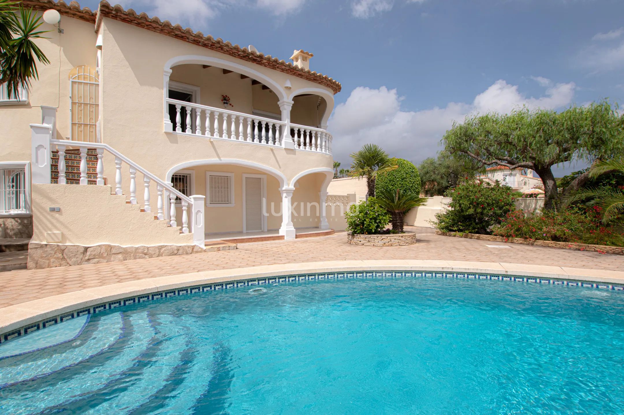 Śródziemnomorski dom wolnostojący z widokiem na morze na sprzedaż w Calpe — photo 2