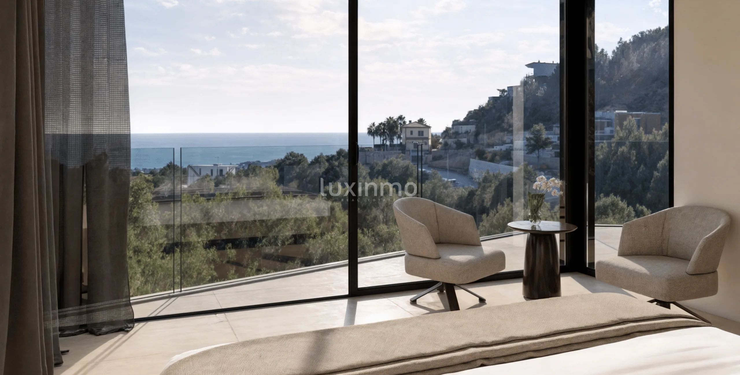 Elegant 4-bedroom villa offering sea views for sale in Raco de Galeno Benissa — photo 9