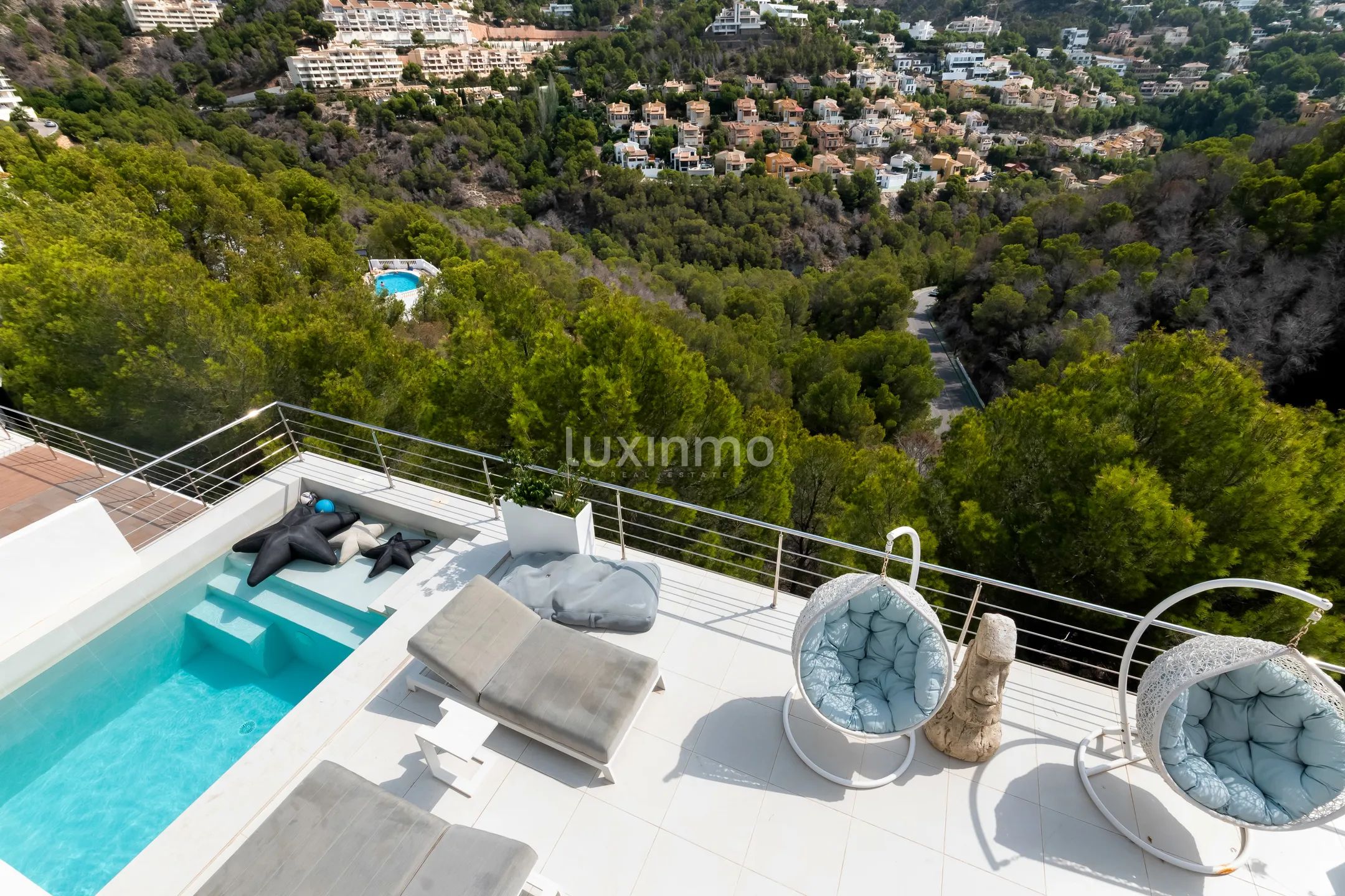 Vakker villa med svømmebasseng til leie i Altea