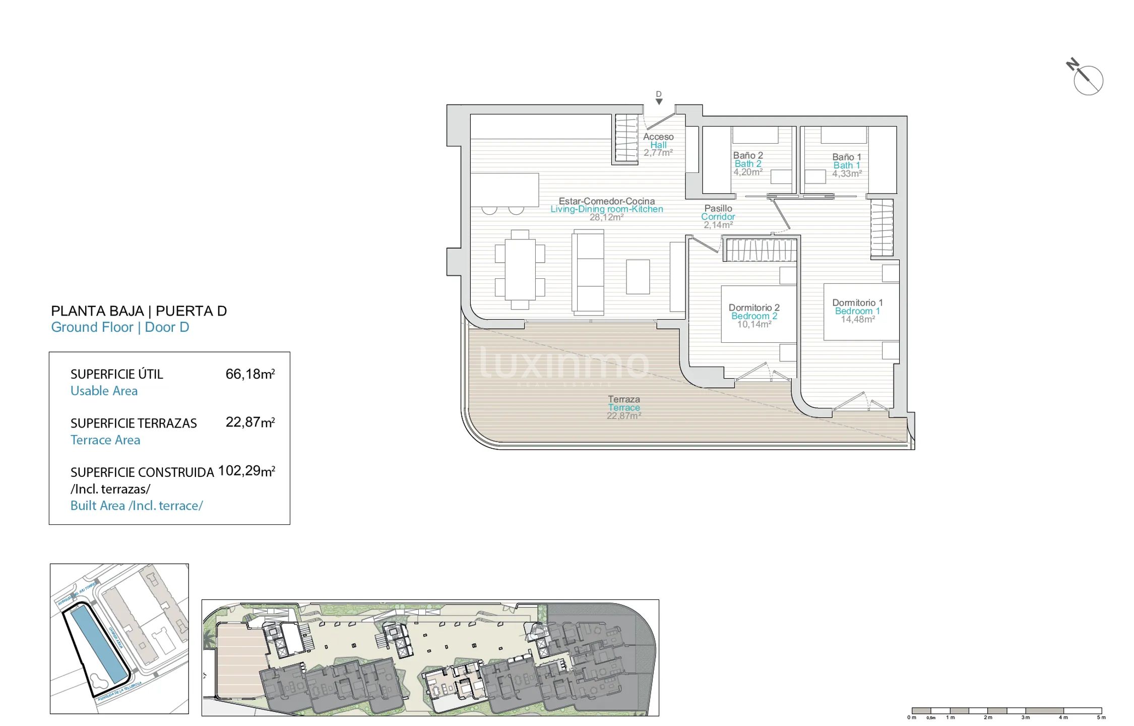 Modern Luxury Bungalow in Playa de Torres — Floor Plan 1