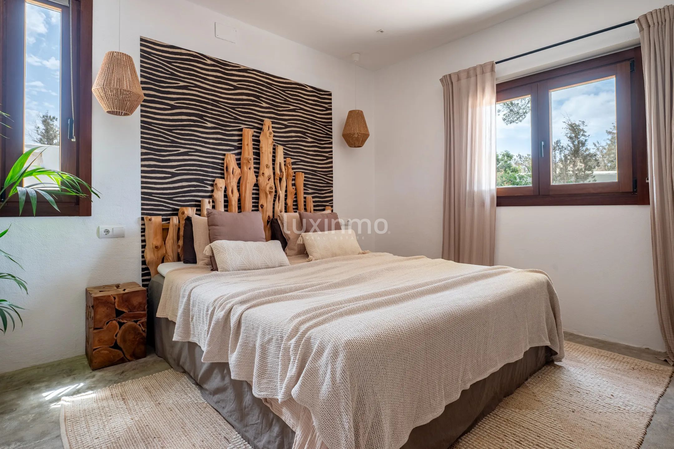 Élégante villa bohémienne avec appartement d'hôtes, espace bien-être et vue sur le coucher de soleil près de Sant Agustí et des plus belles plages d'Ibiza — photo 52