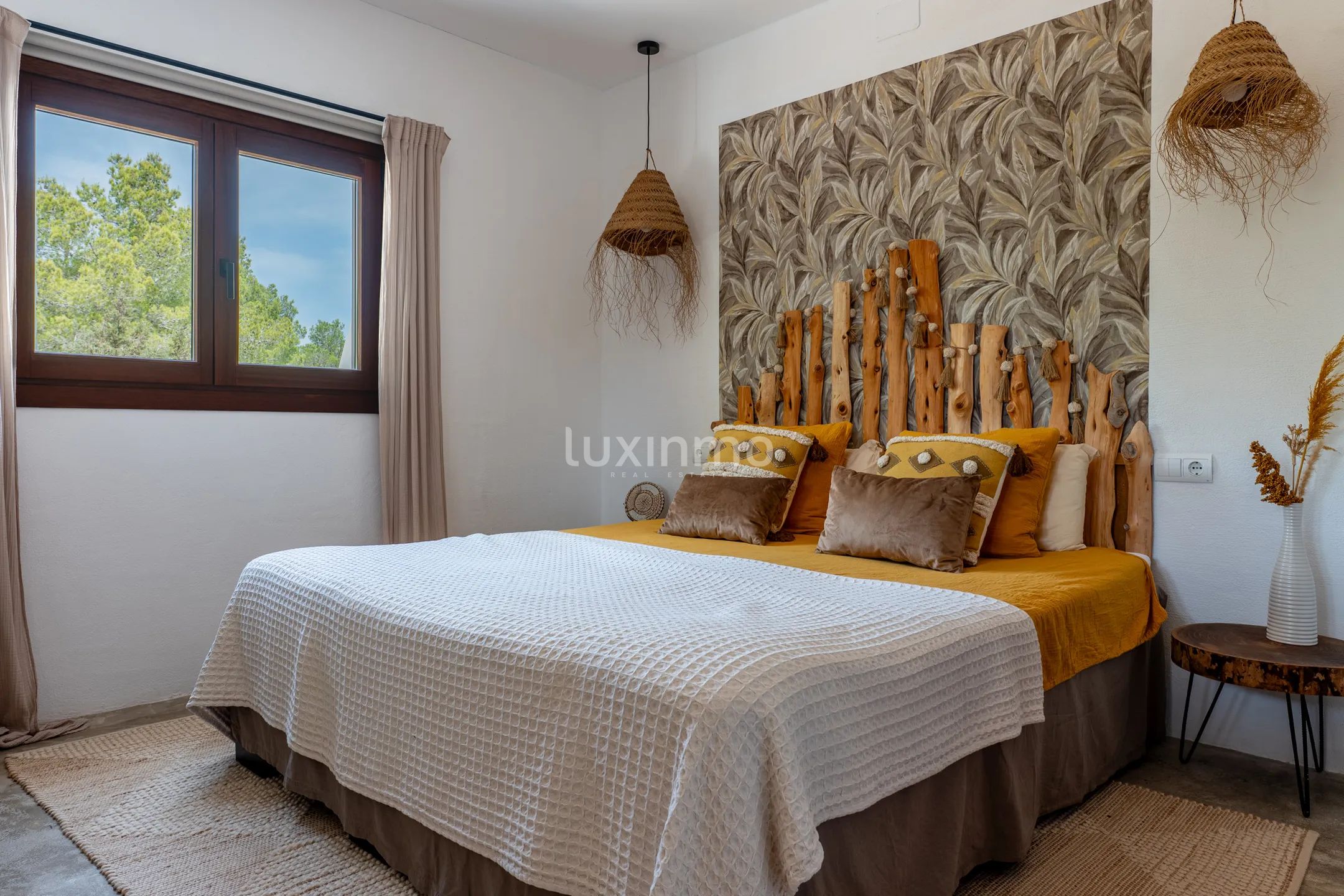 Élégante villa bohémienne avec appartement d'hôtes, espace bien-être et vue sur le coucher de soleil près de Sant Agustí et des plus belles plages d'Ibiza — photo 55