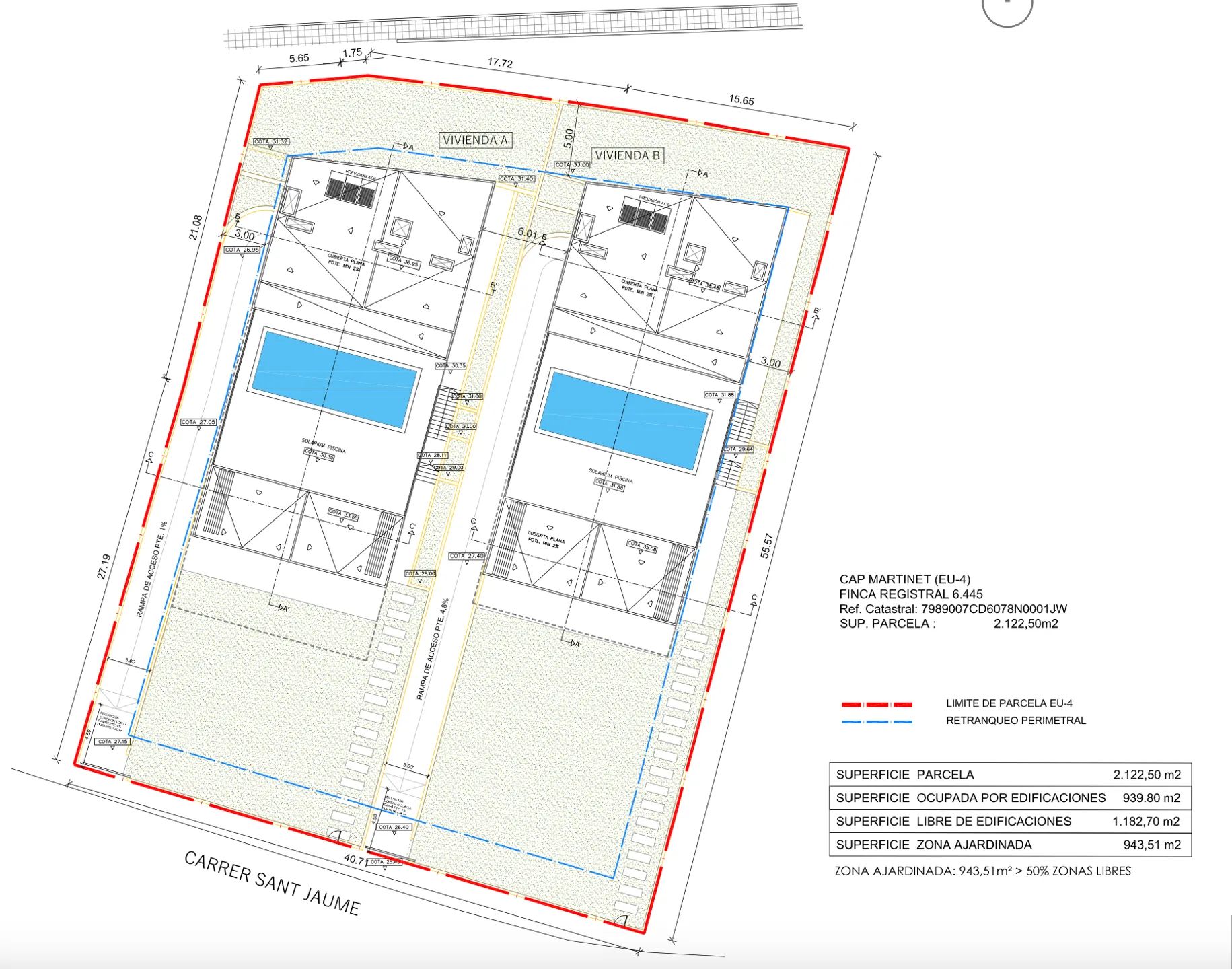Exclusive Development Opportunity in Cap Martinet — Floor Plan 1