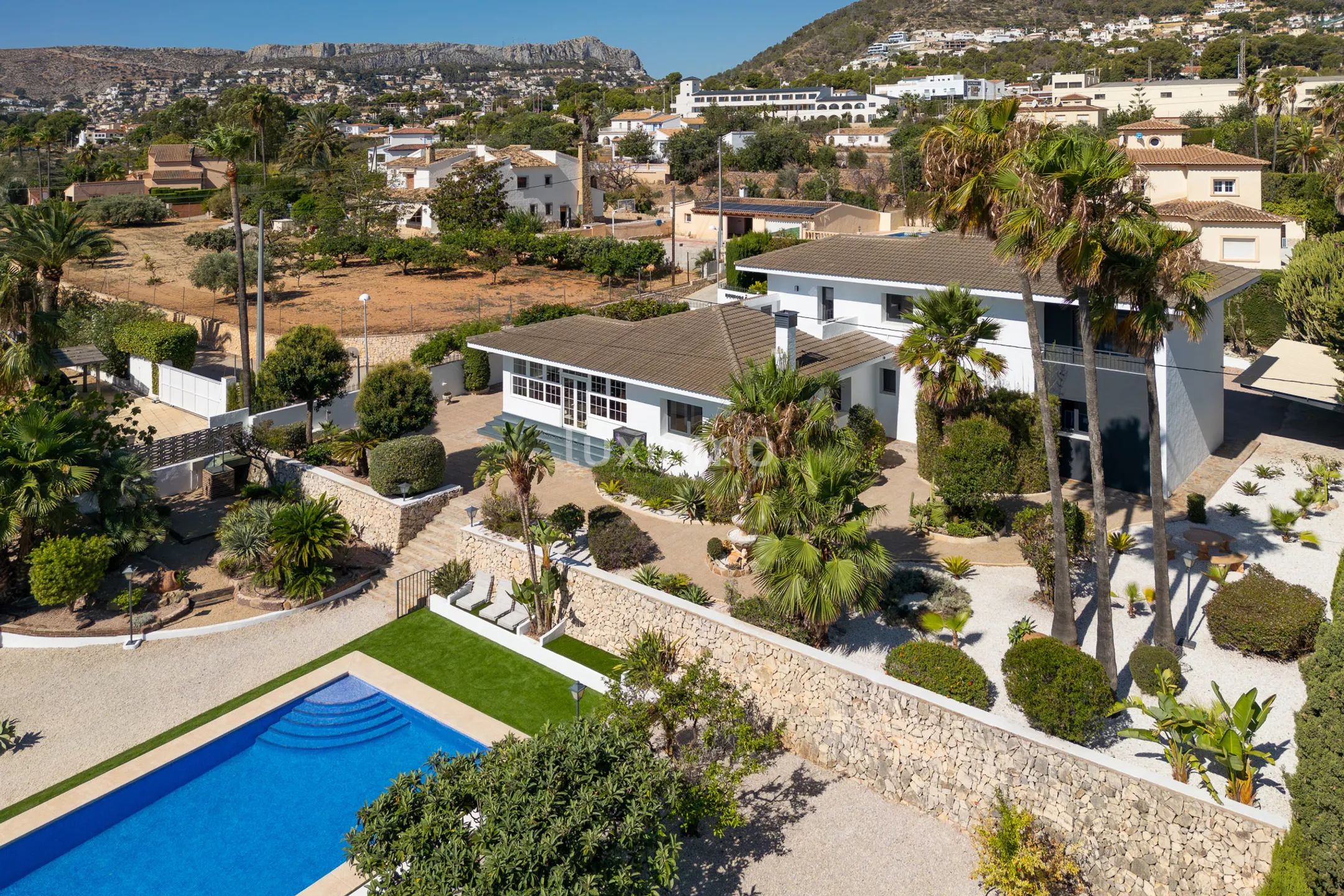 Luxurious villa with breathtaking sea and mountain views in Calpe