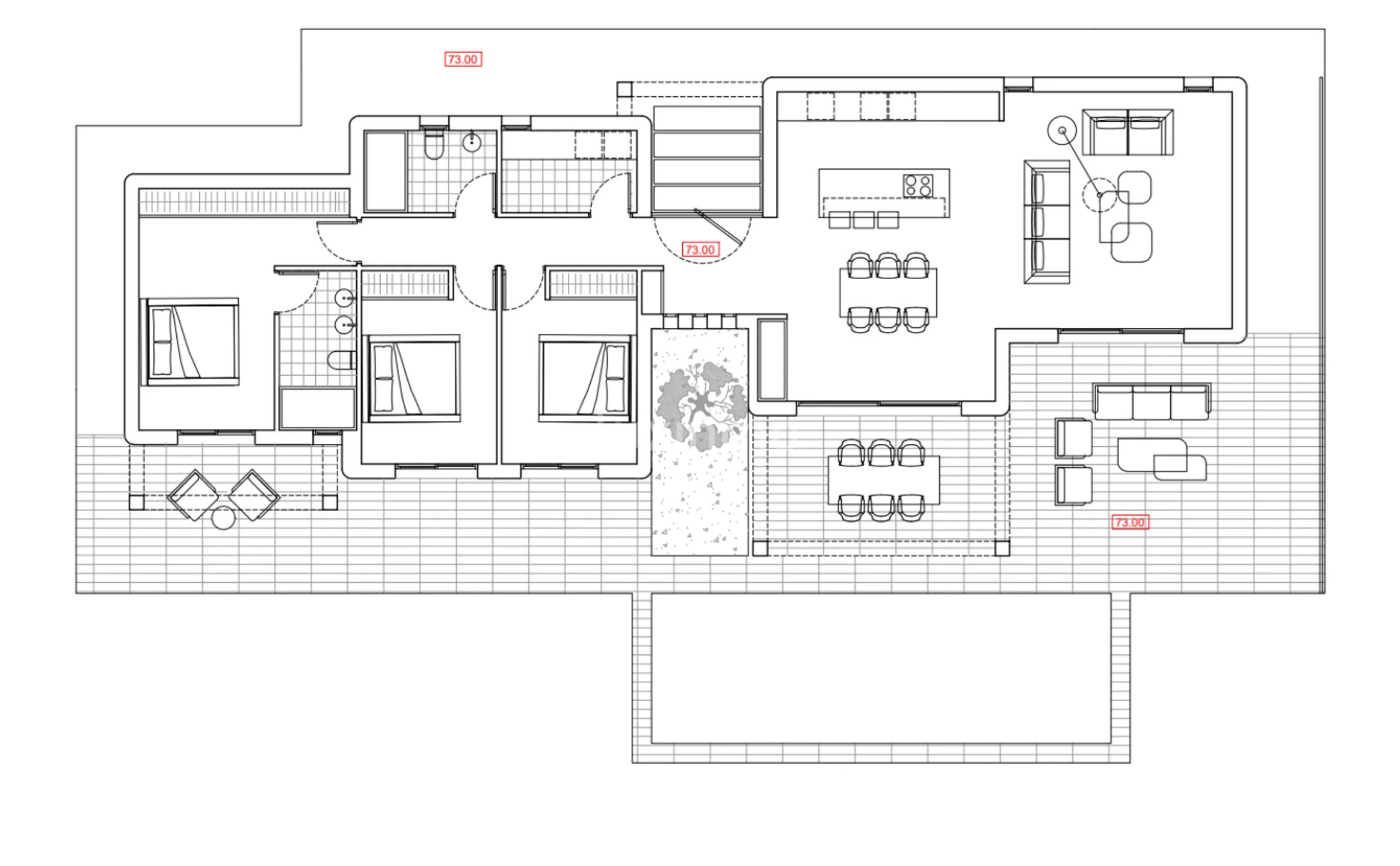 Ibiza-Style Villa in Benissa — Floor Plan 2