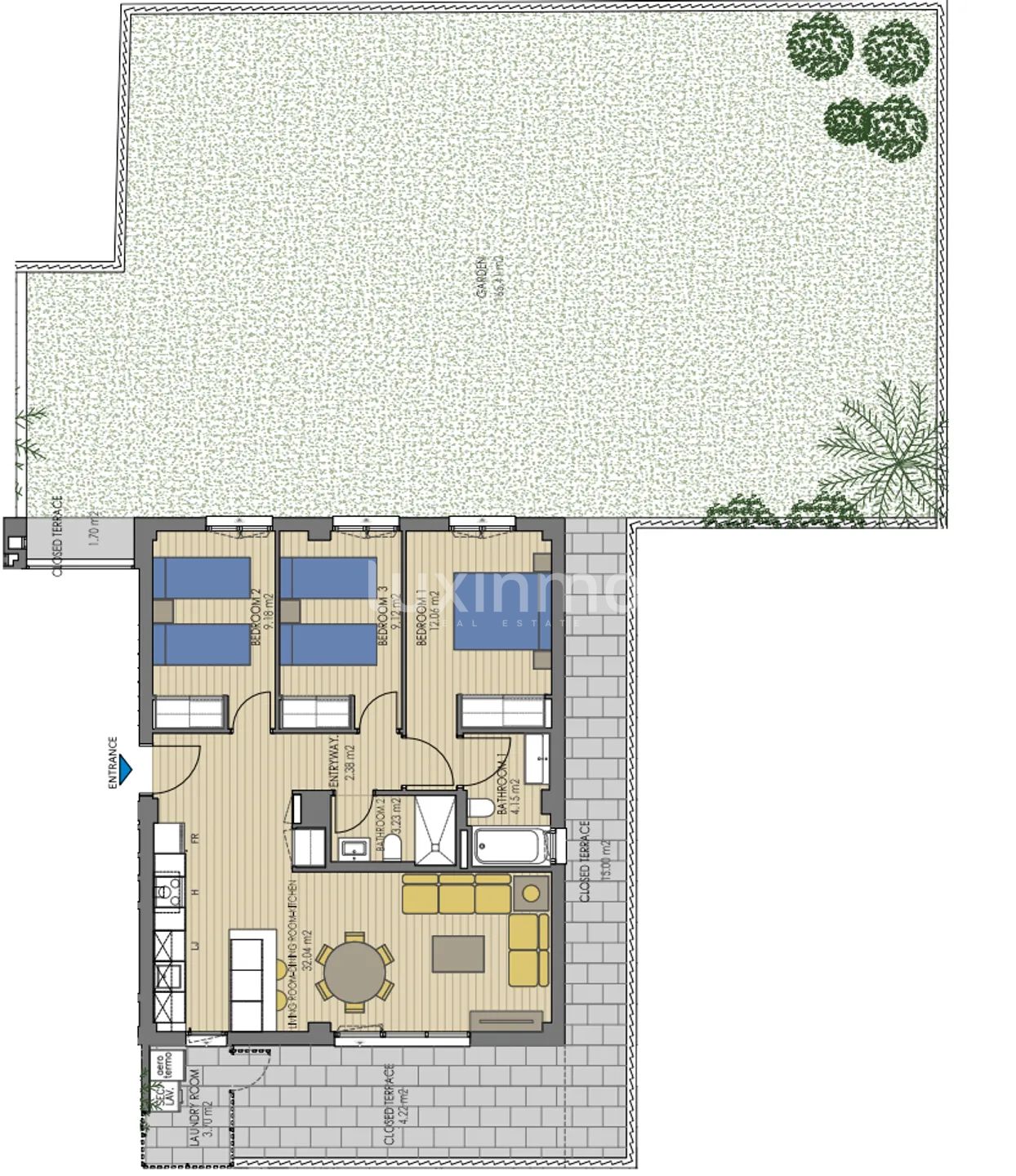 Modern Bungalow in El Arenal — Floor Plan 1