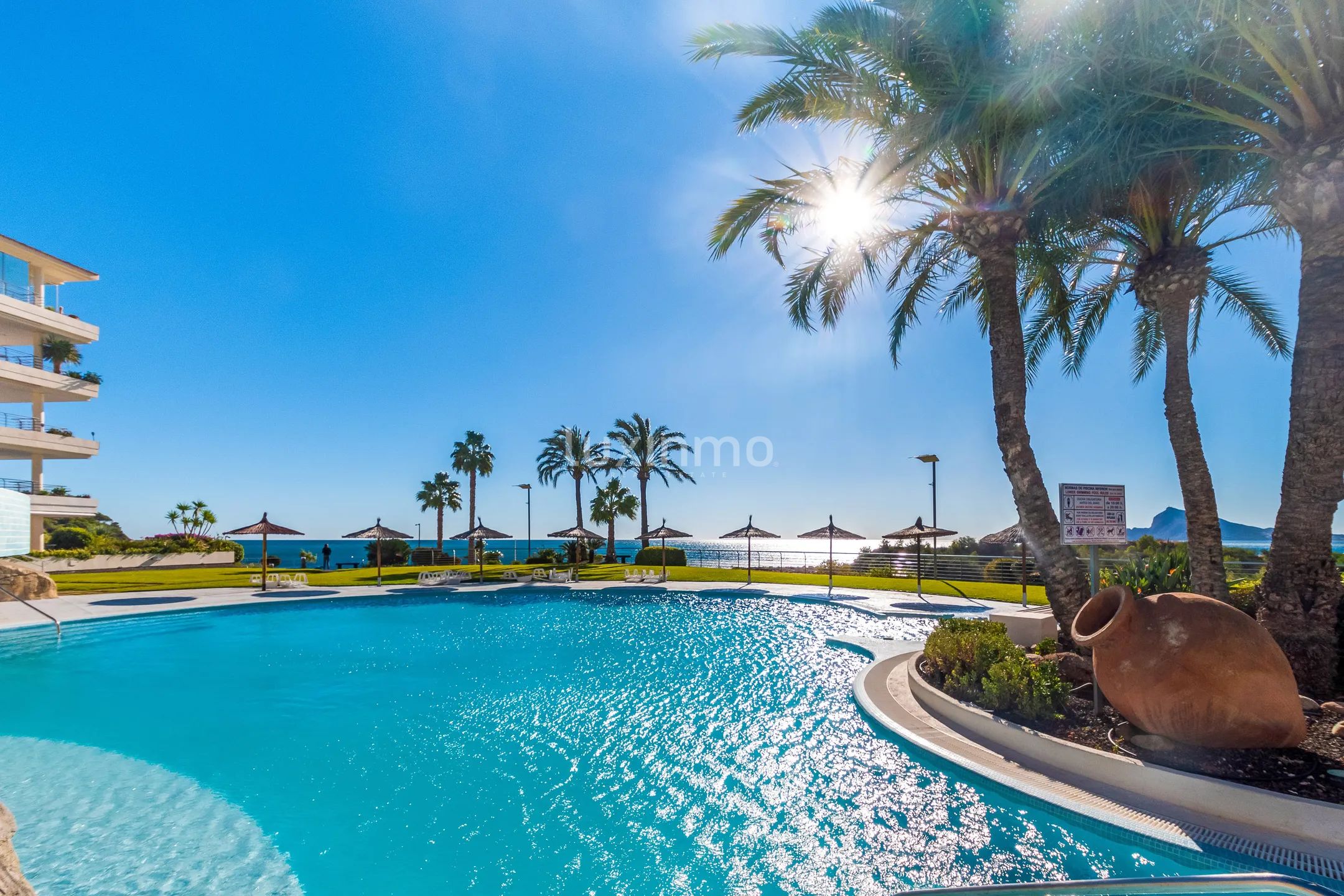 Beautiful flat for rent in front line beach in Mascarat — photo 22
