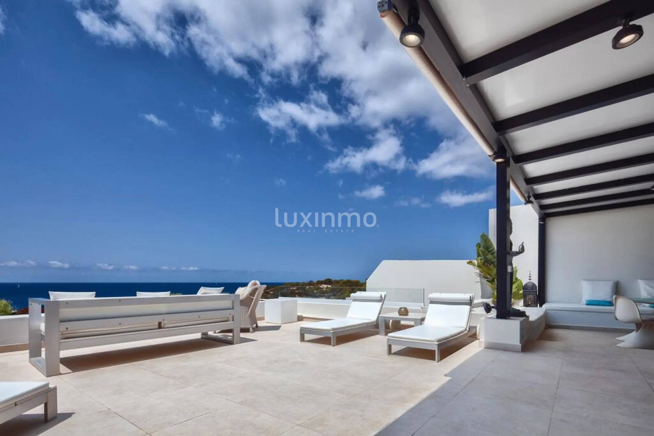 Ekskluzywny penthouse nad morzem z widokiem na morze i zachód słońca w Cala Tarida — photo 10