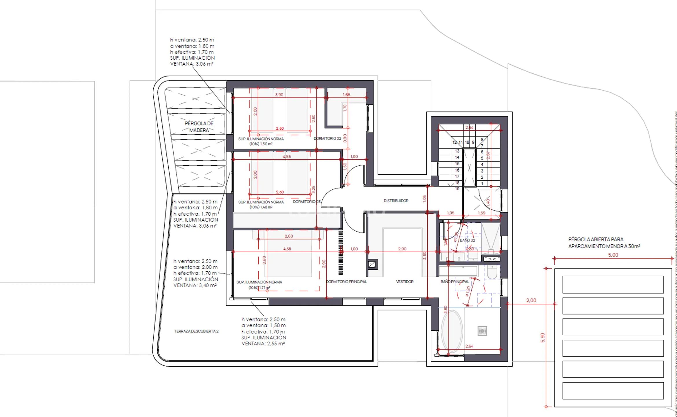 Architect-designed villa for sale in Benissa Costa — Floor Plan 5