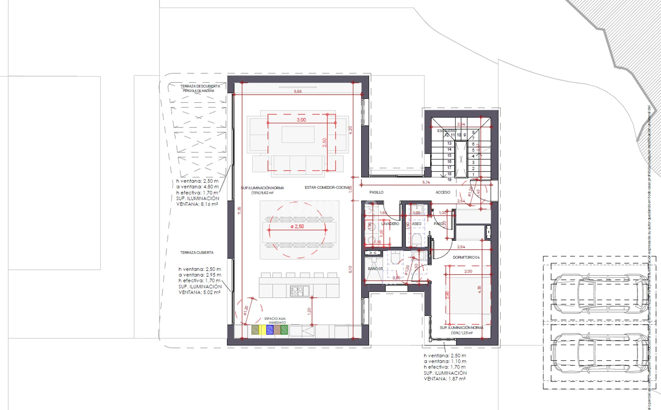 Architect-designed villa for sale in Benissa Costa — Floor Plan 4