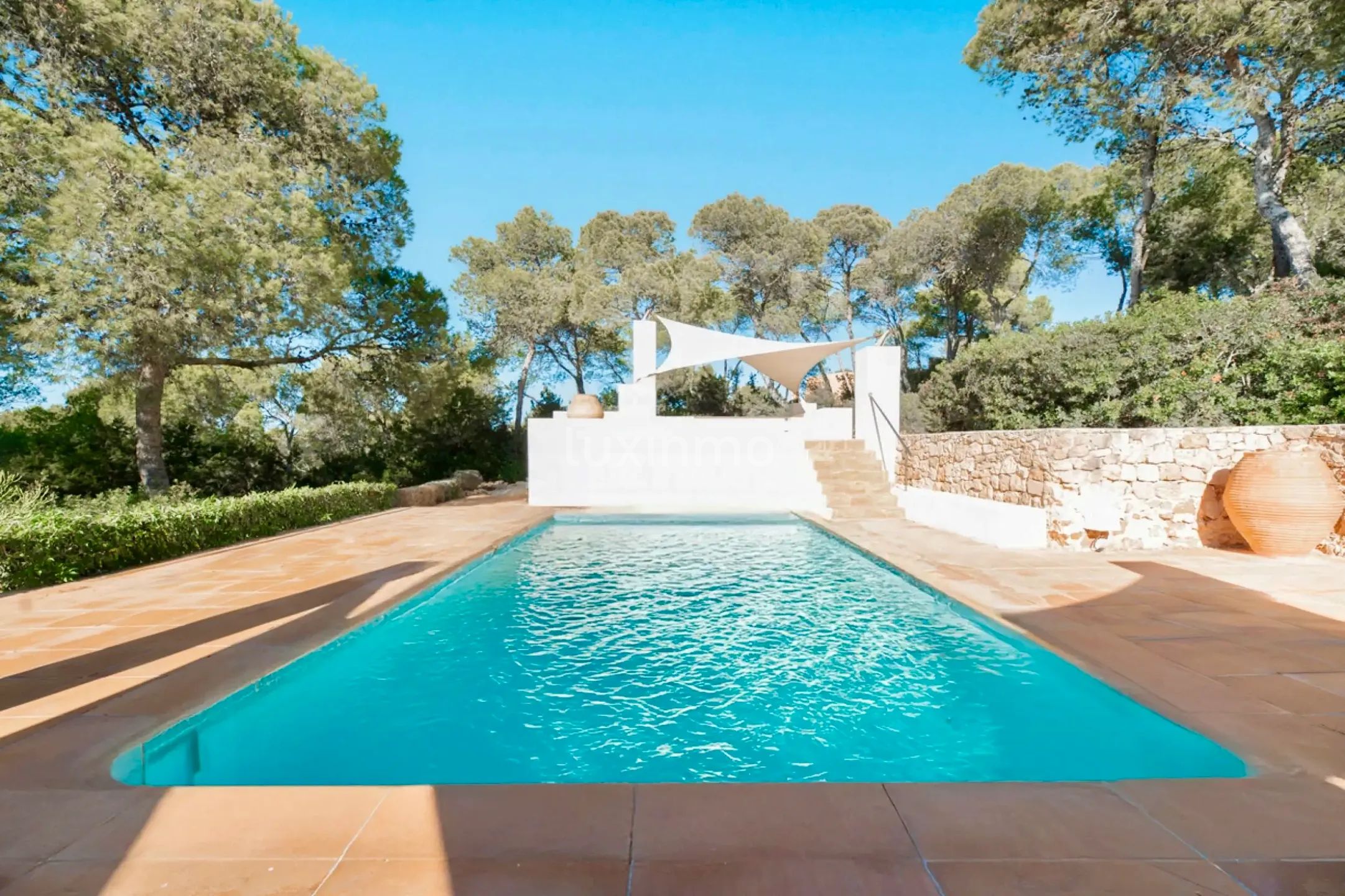 Charmig villa på Ibizas västkust - gångavstånd till havet