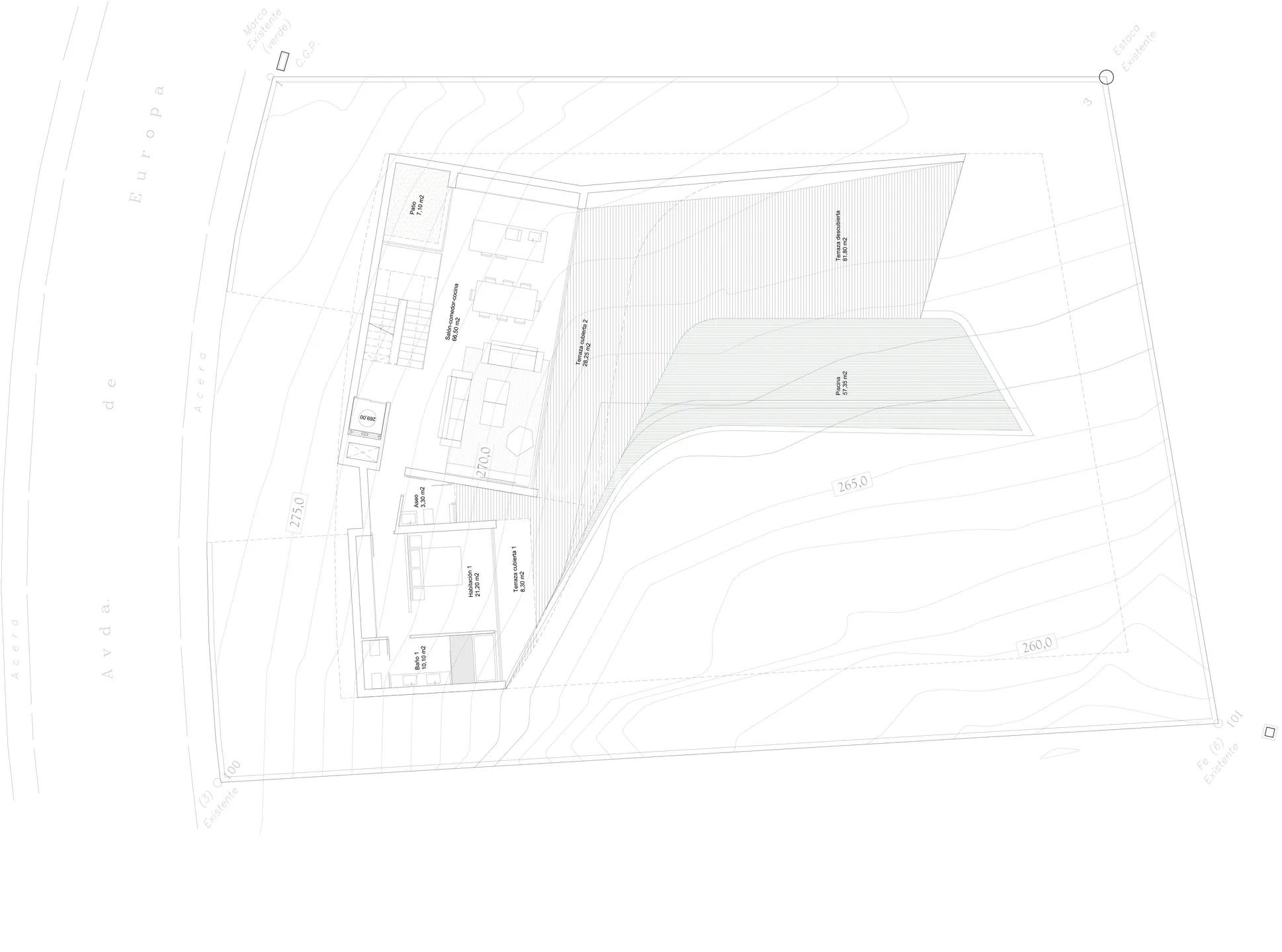 Stunning luxury detached house with breathtaking views in Altea Hills — Floor Plan 1