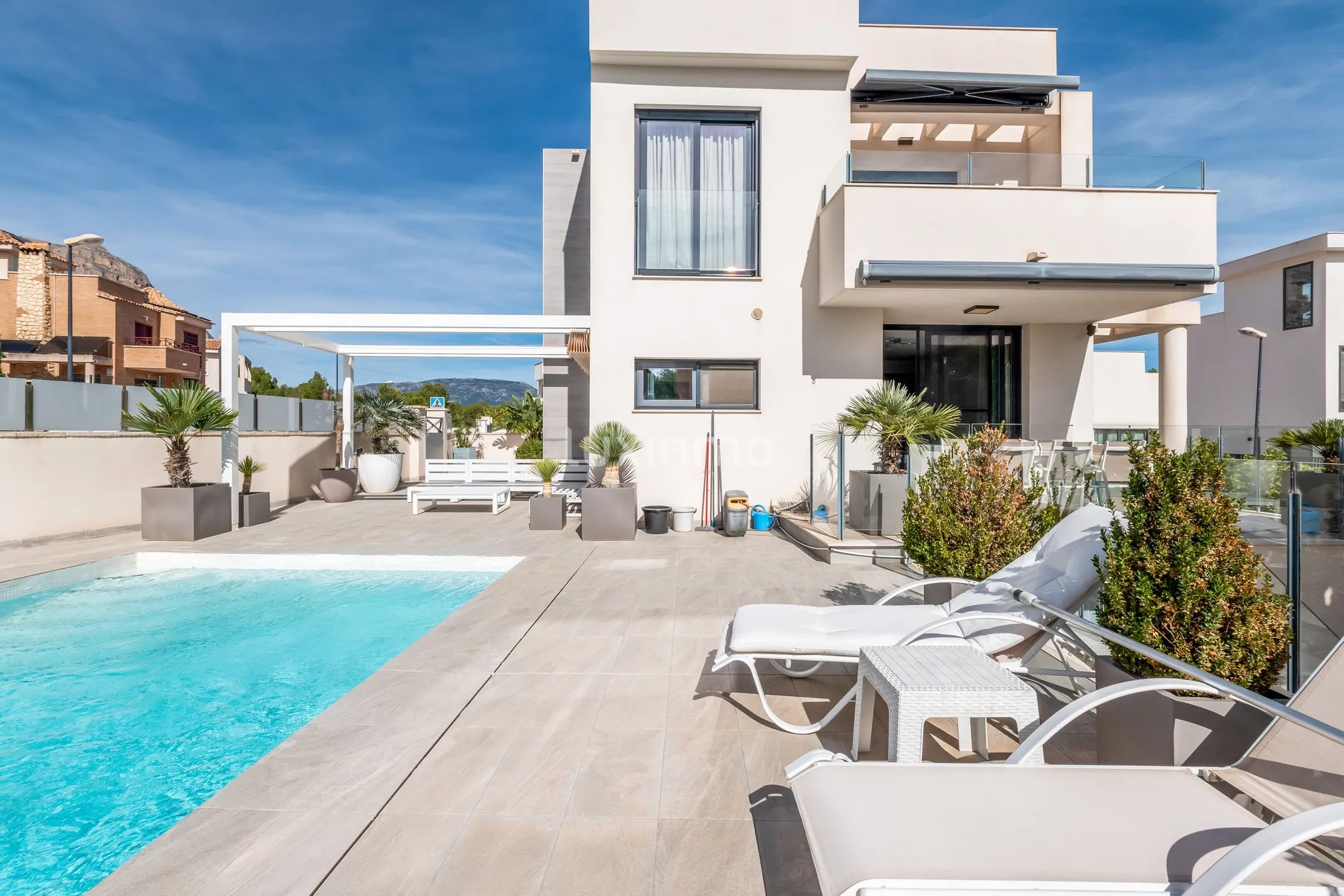 Luksuriøs moderne enebolig med havutsikt i Coloma, La Nucia — photo 35