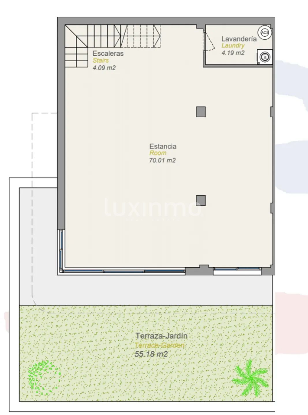 Modern Bungalow in Balcón de Finestrat — Floor Plan 2