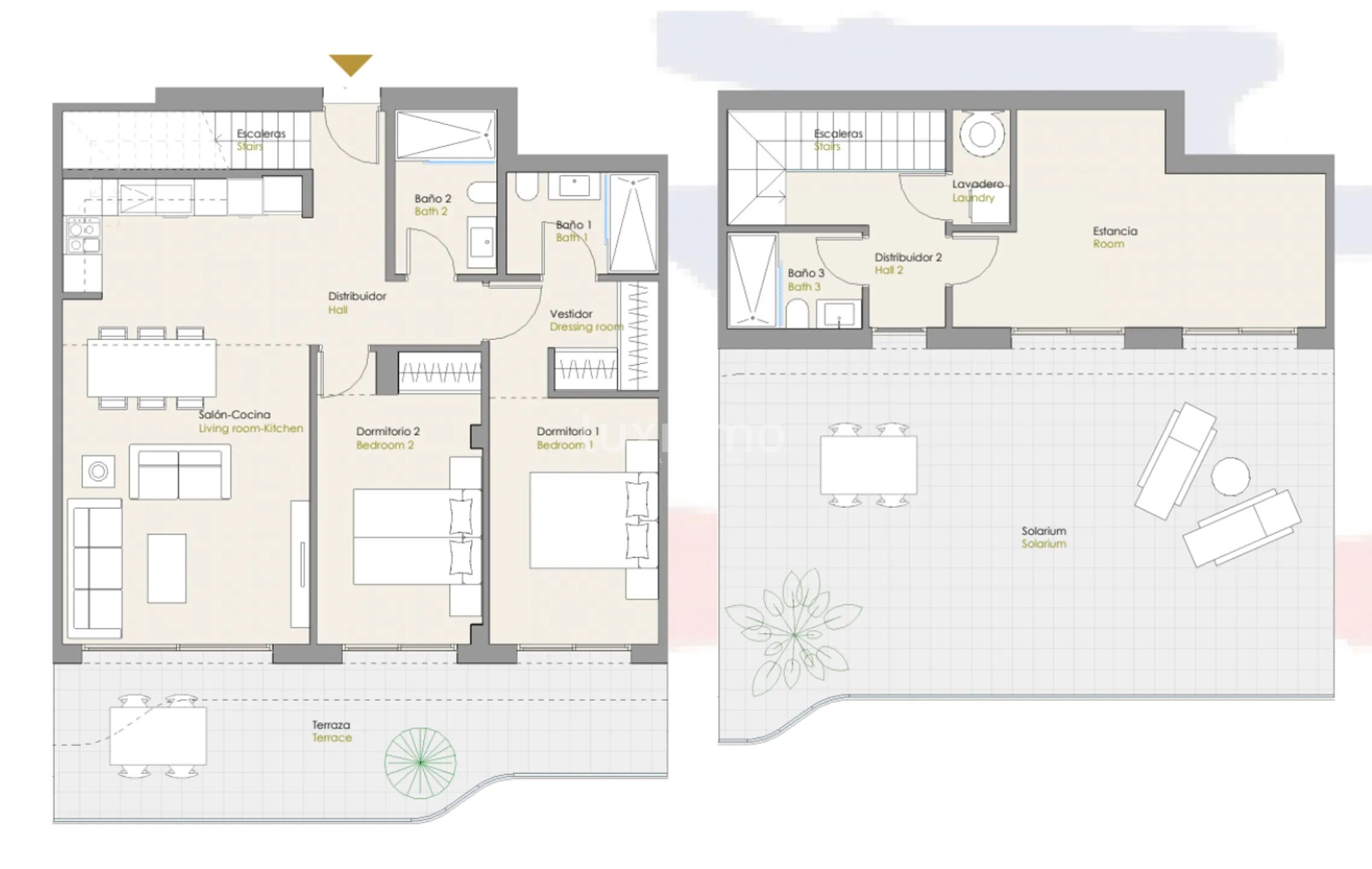 Modern Penthouse in Urb. Sierra Cortina — Floor Plan 1