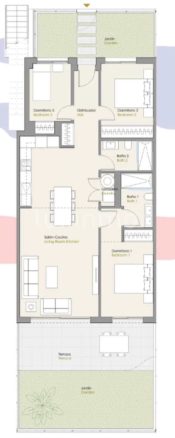 Modern Bungalow in Urb. Sierra Cortina — Floor Plan 1