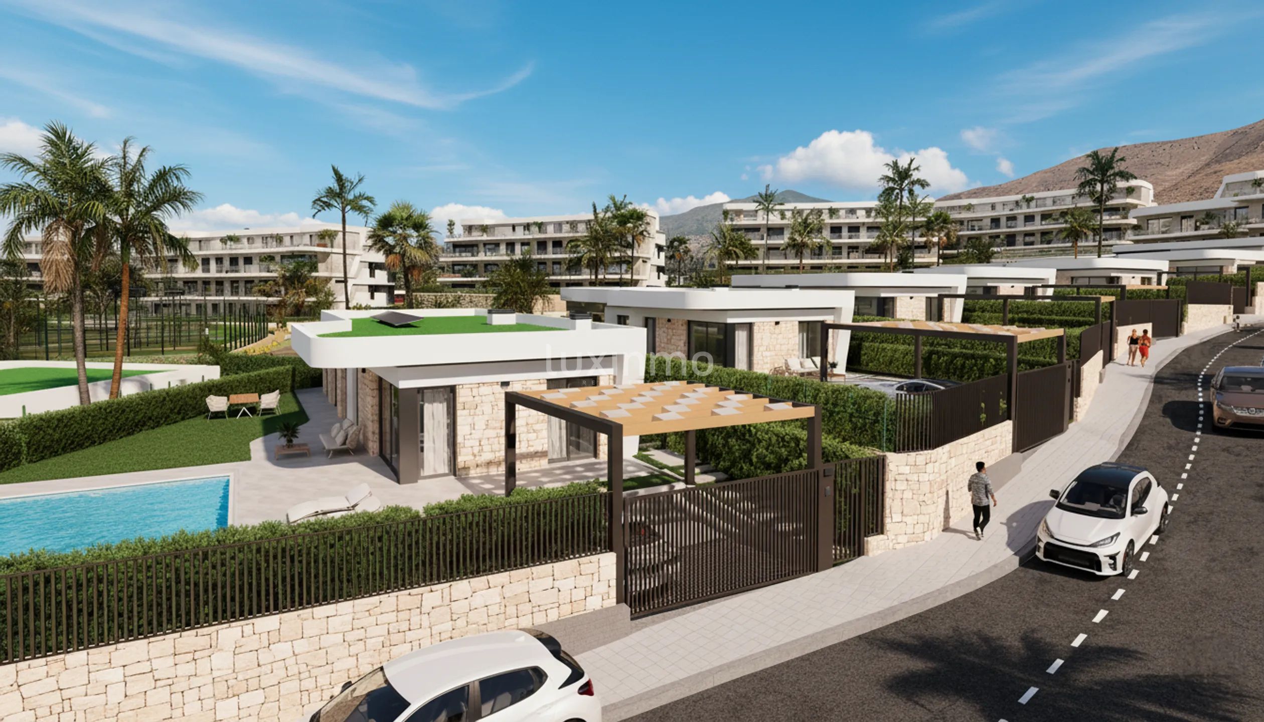 Impresionante chalet moderno con piscina privada en Sierra Cortina, Finestrat — photo 3