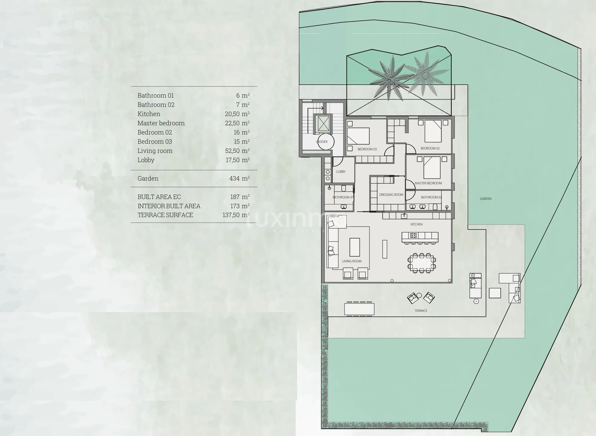 Modern Bungalow in The Galley — Floor Plan 1
