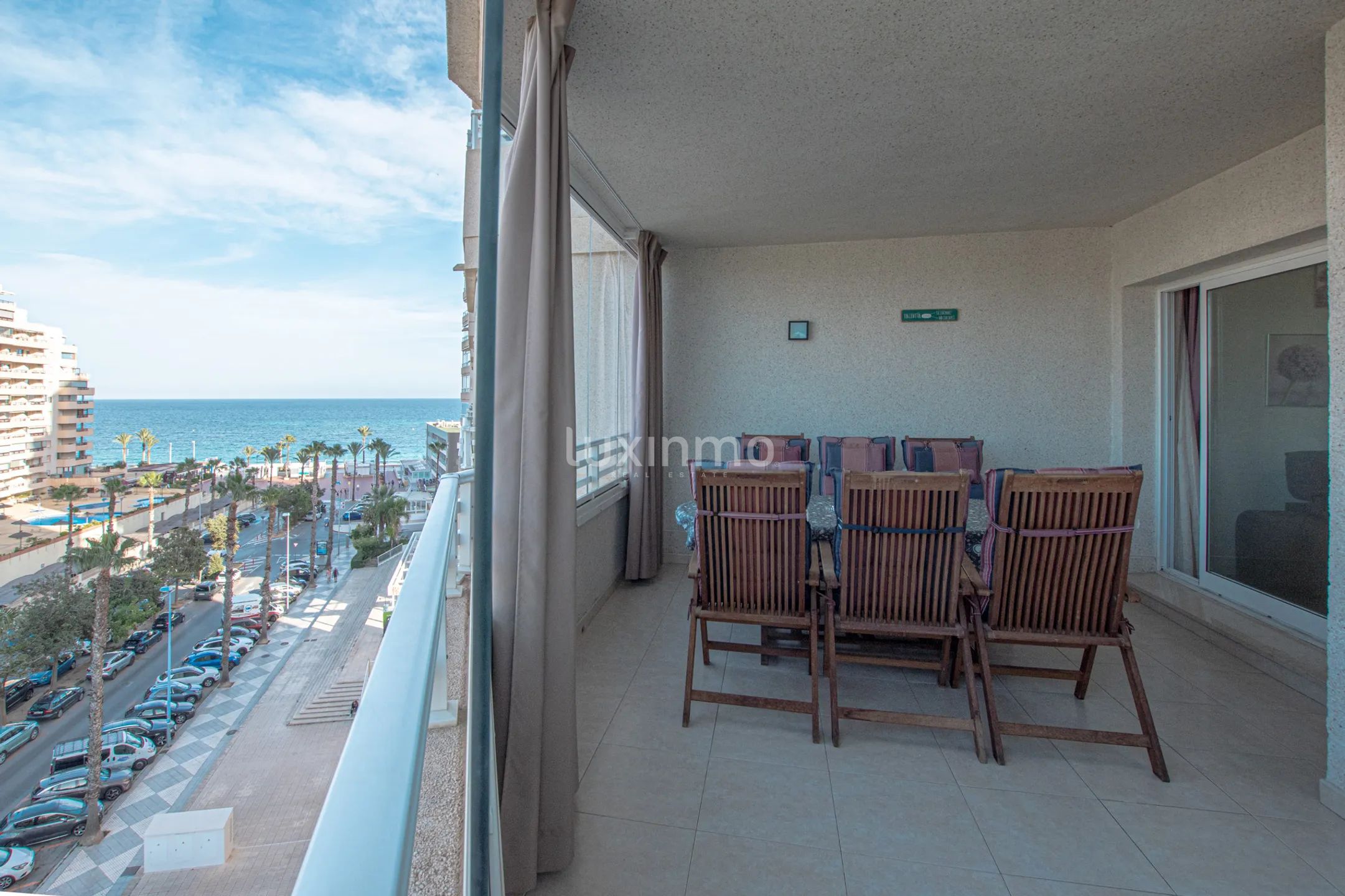 Flat for rent with panoramic sea views in Calpe