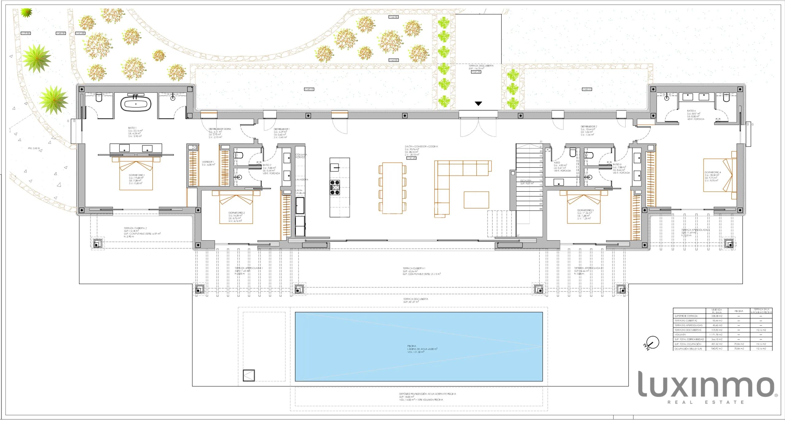 Sun Valley - A Serene Sanctuary in the Secluded Valley of San Agustín — Floor Plan 1