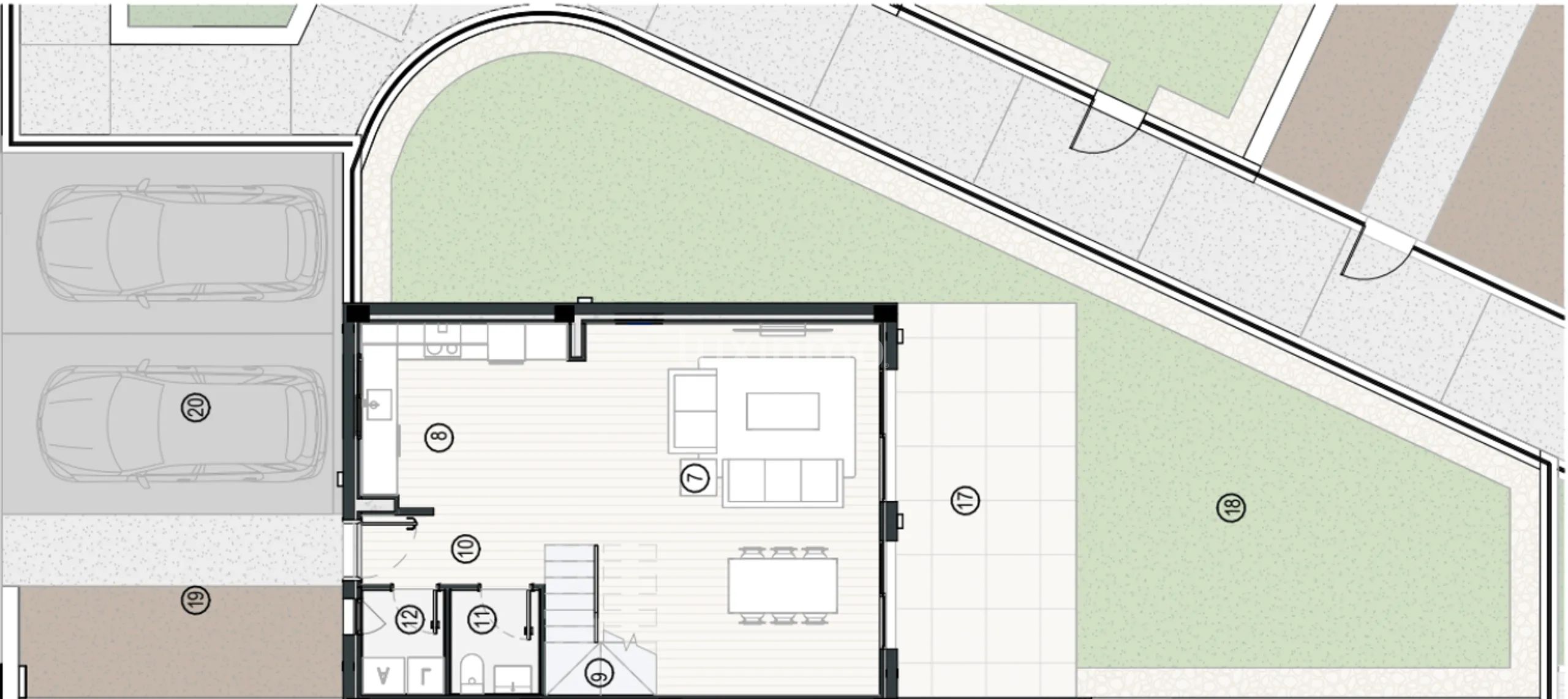 Modern Townhouse in Balcón de Finestrat — Floor Plan 1