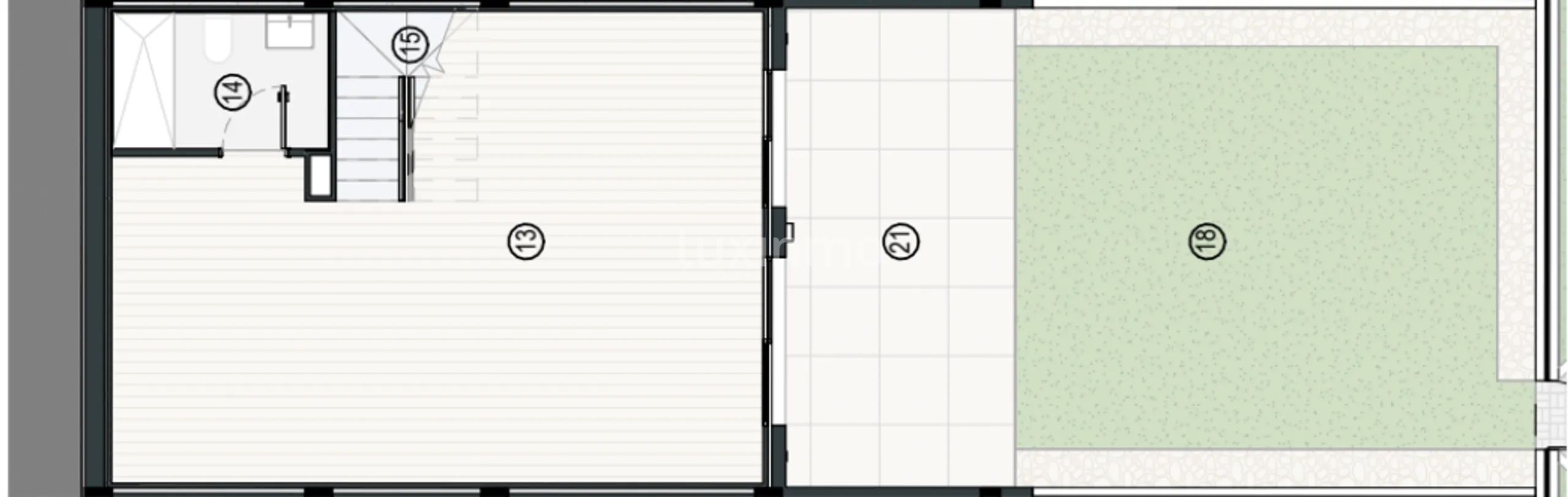 Modern Townhouse in Balcón de Finestrat — Floor Plan 1