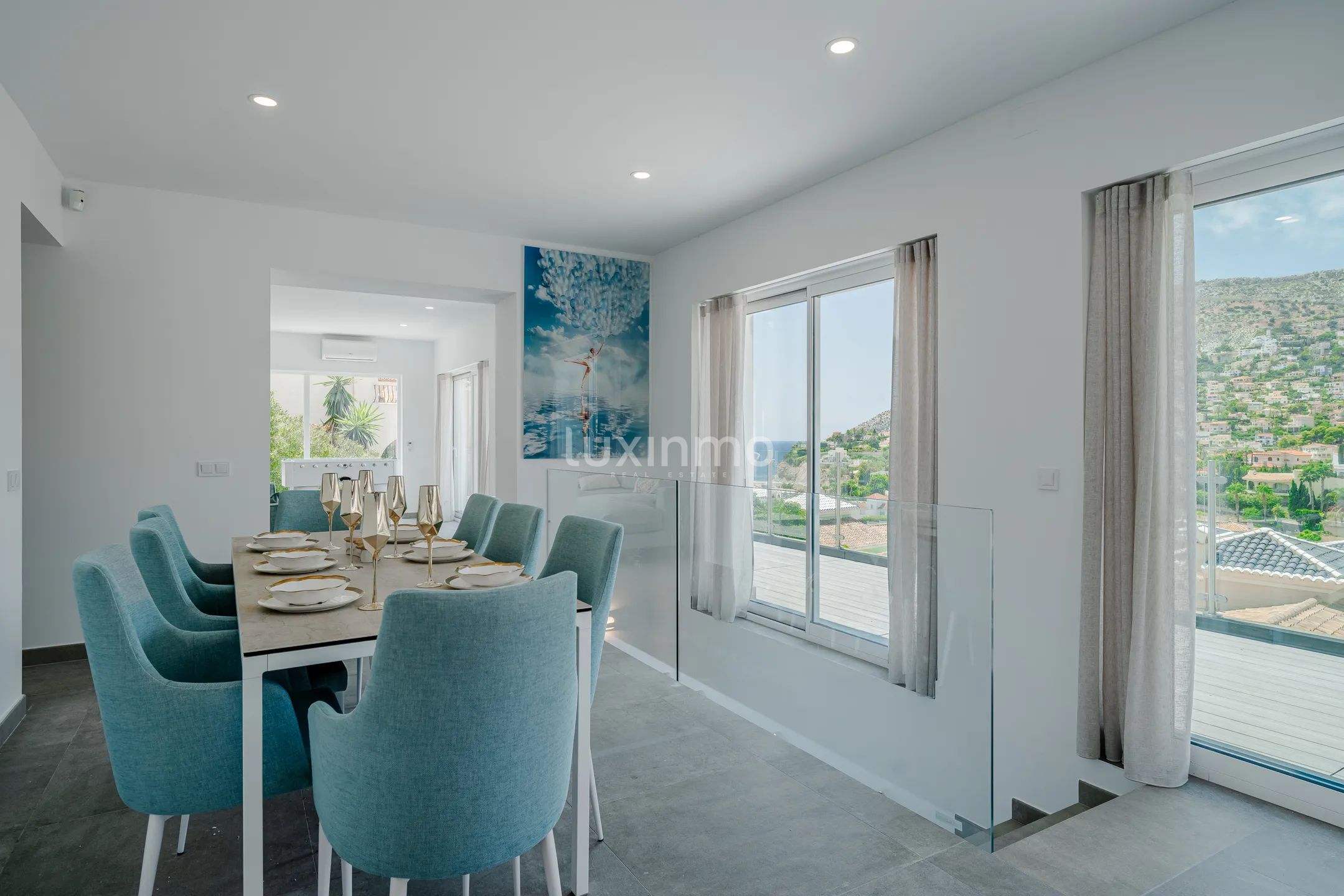 Wunderschöne renovierte Villa mit Meerblick in Calpe, Costa Blanca — photo 8