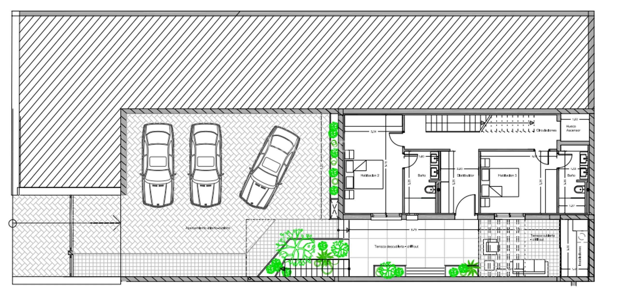 Modern Villa in Coloma — Floor Plan 1