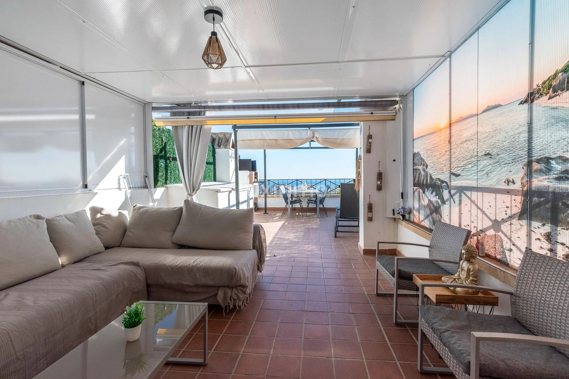 Очаровательный средиземноморский таунхаус с видом на море в Гольф Баия, Финестрат — photo 12