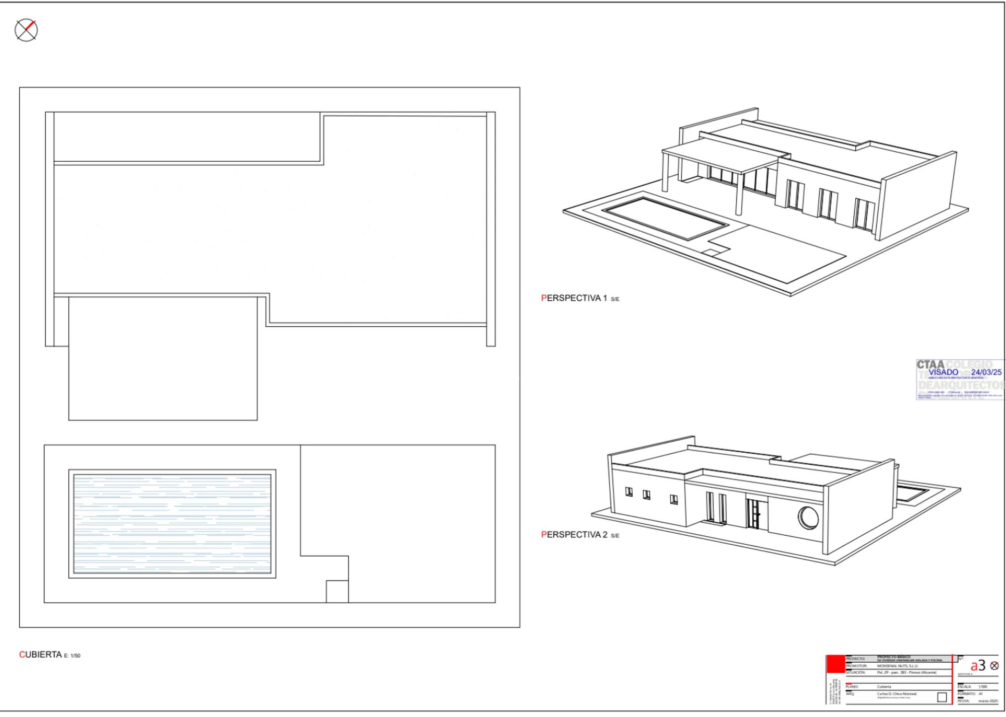 Modern Villa in Pinoso — Floor Plan 1