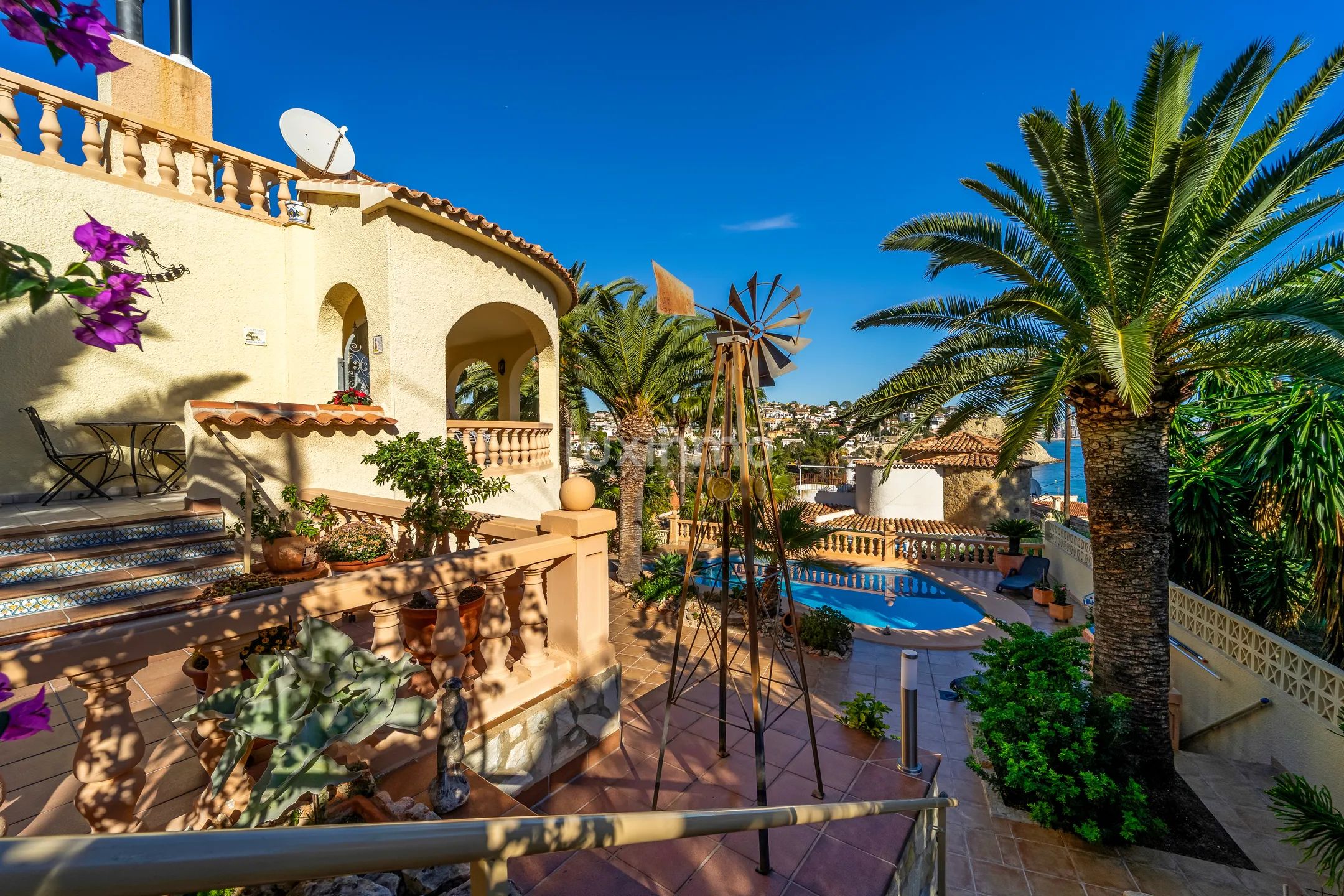 Impresionante villa mediterránea de 5 dormitorios con preciosas vistas al mar en Calpe — photo 34