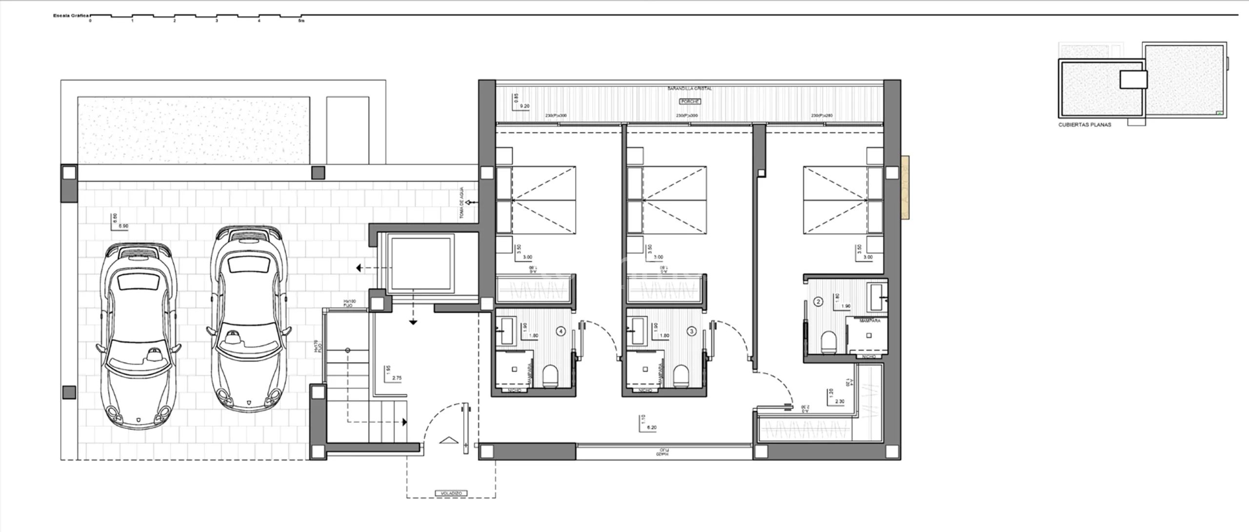 Modern Penthouse in The Cove of Villajoyosa — Floor Plan 1
